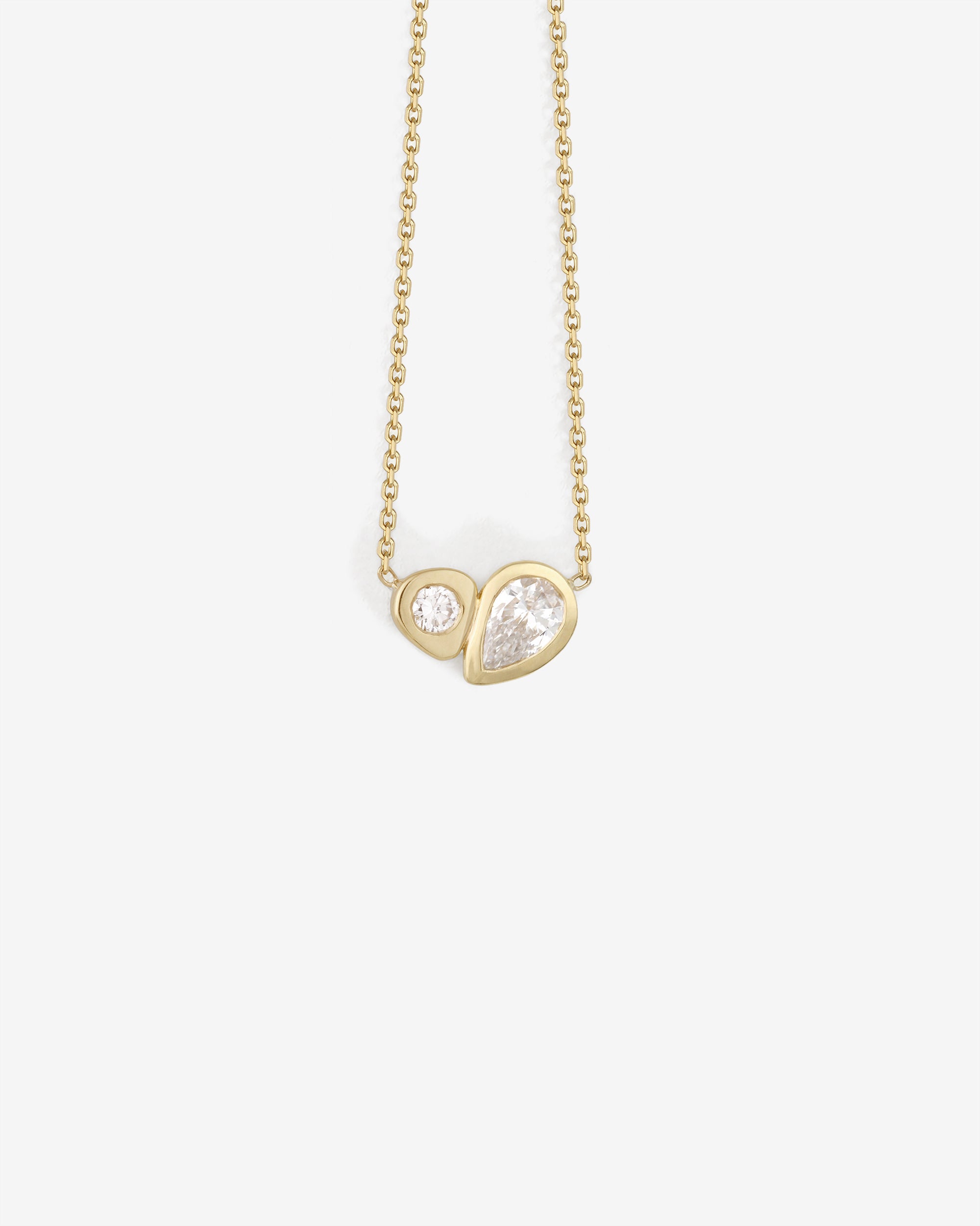 Synergy Necklace Diamond Solid Gold