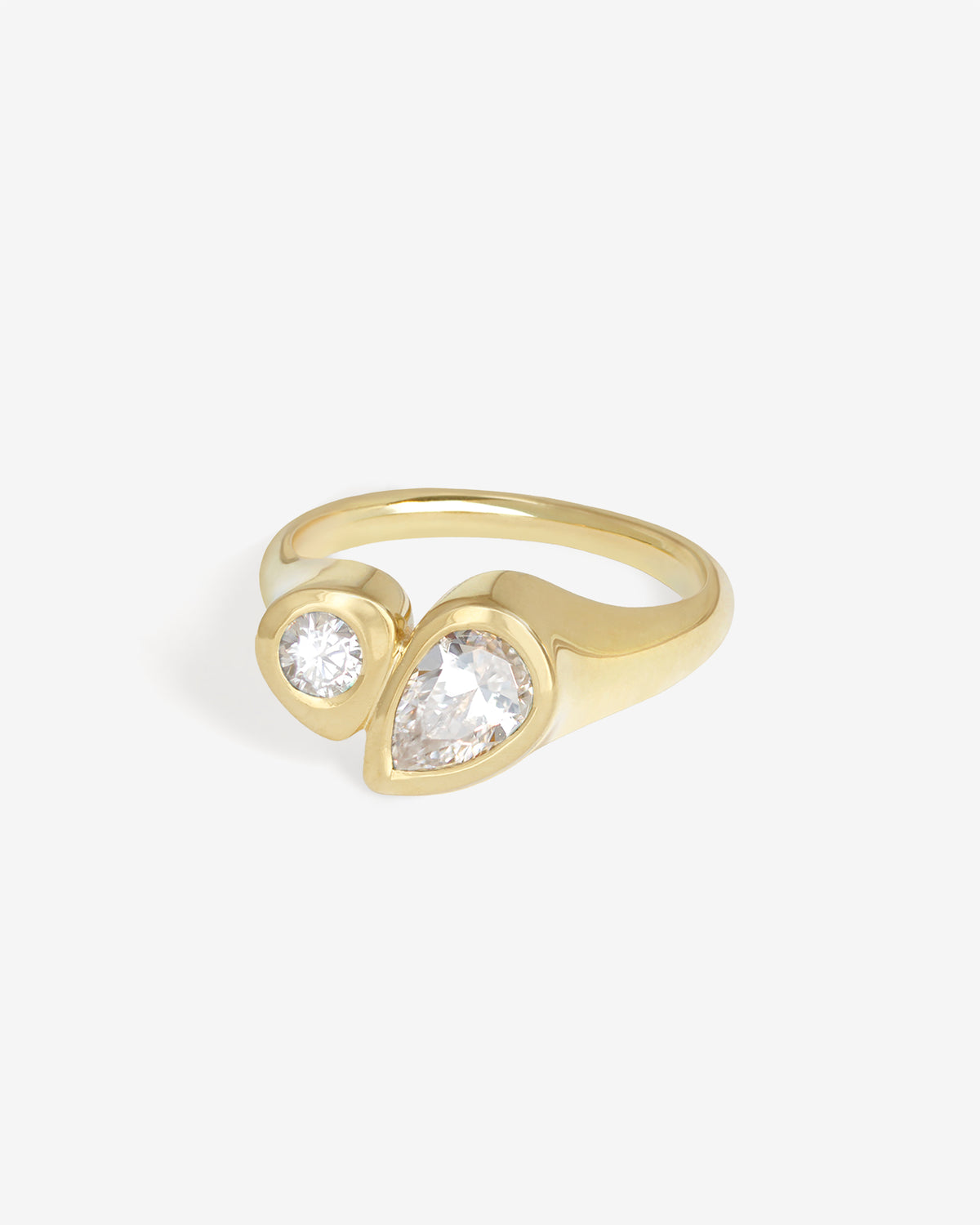 Synergy Ring Diamond Solid Gold