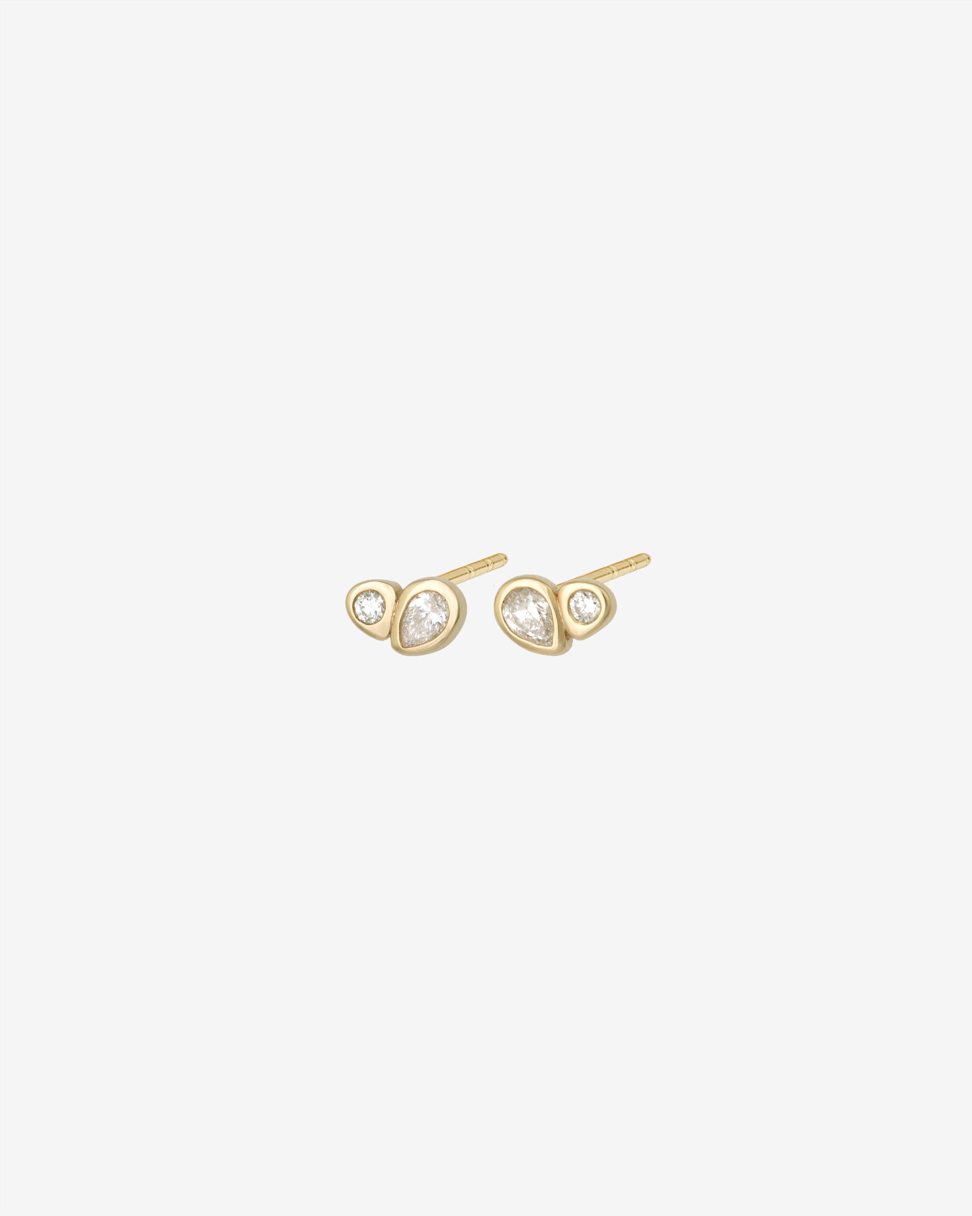 Synergy Studs Diamond Solid Gold