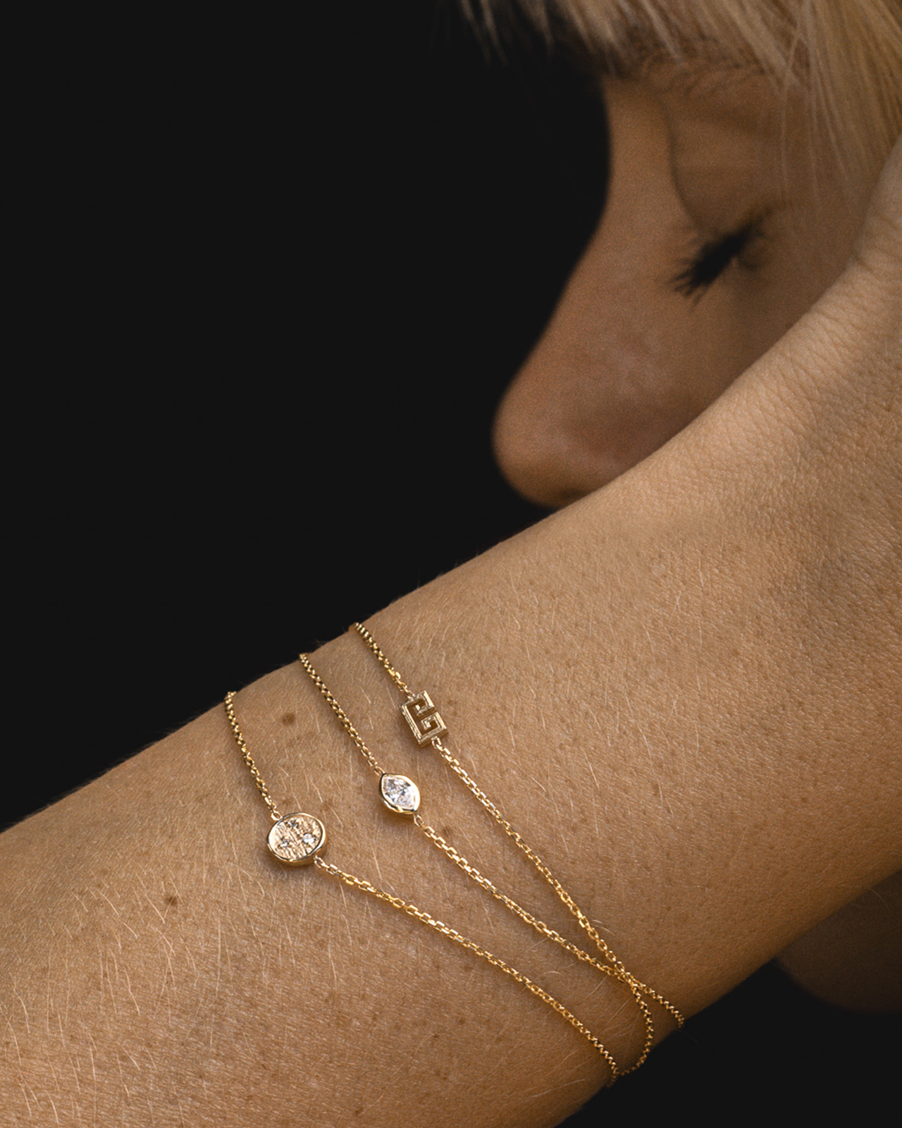 Greek Key Bracelet Solid Gold