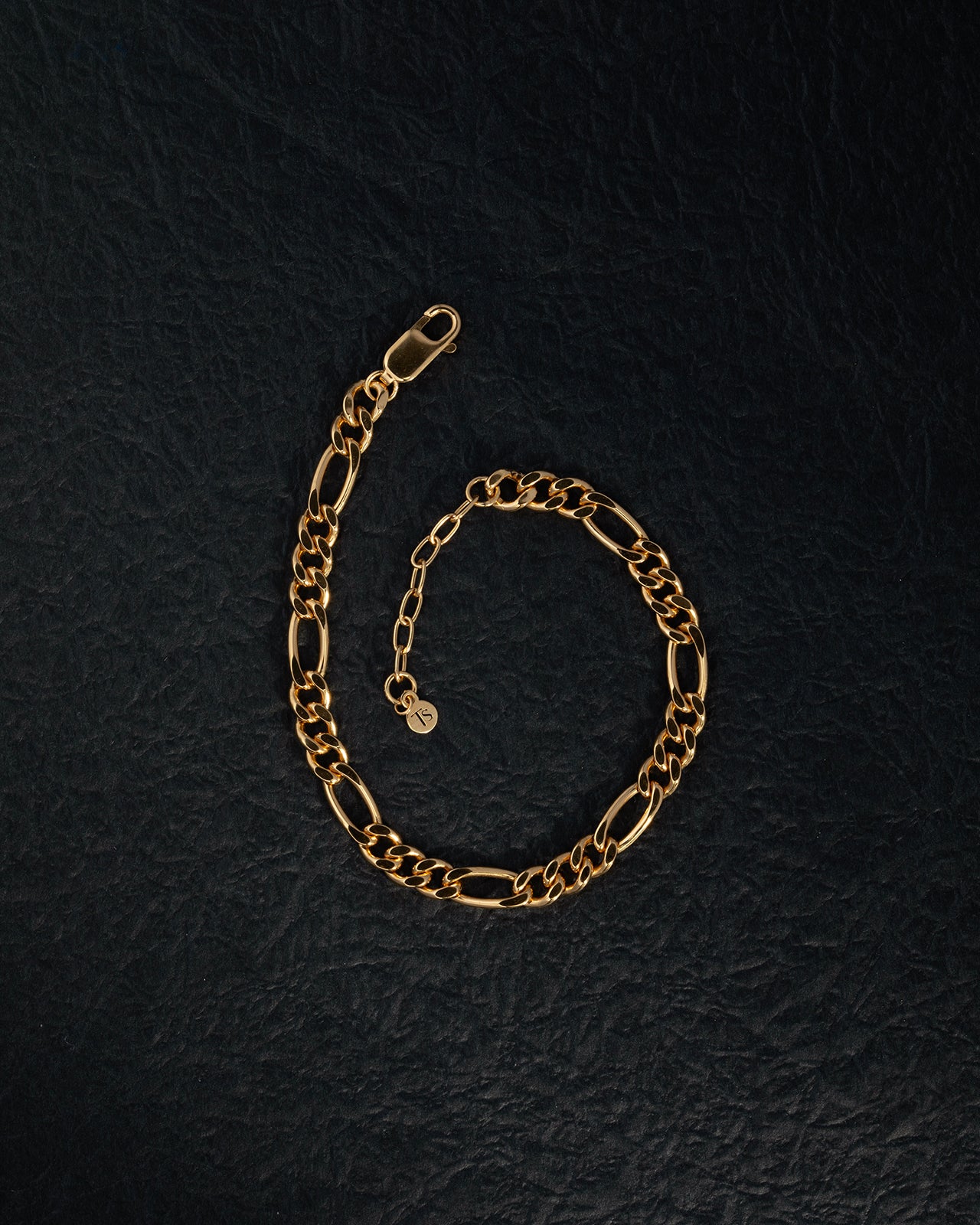Figaro Bracelet 5.5mm Gold Vermeil