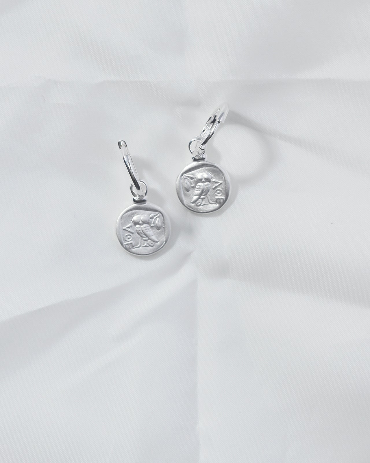 Palas Drop Earrings Silver