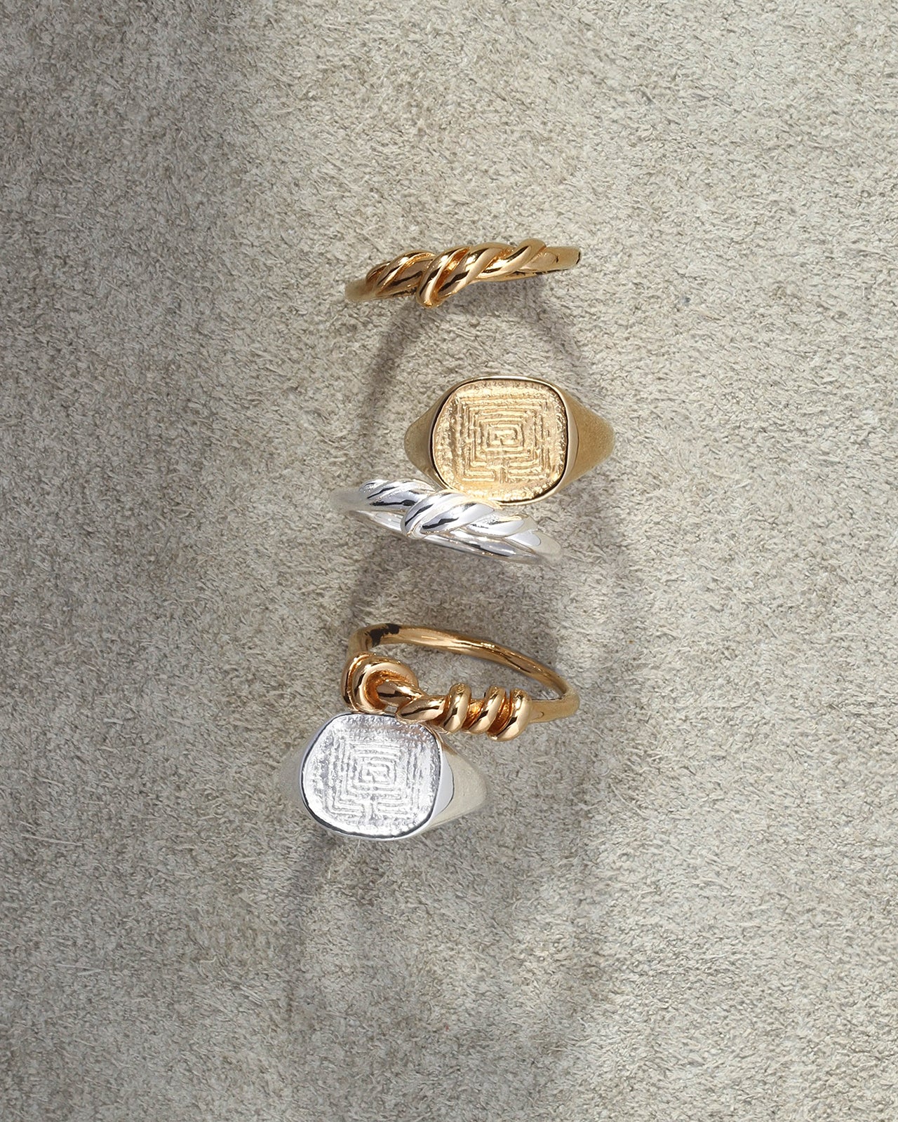 Orpheus Ring Gold Vermeil