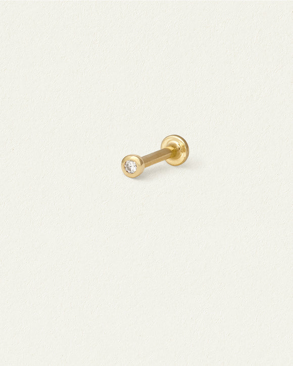 Vesper Single Cartilage Earring Diamond Solid Gold