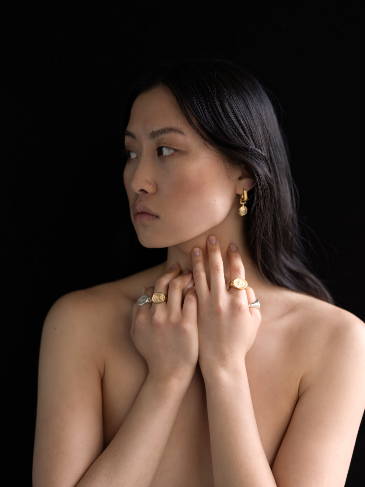 Alida Earrings Gold Vermeil