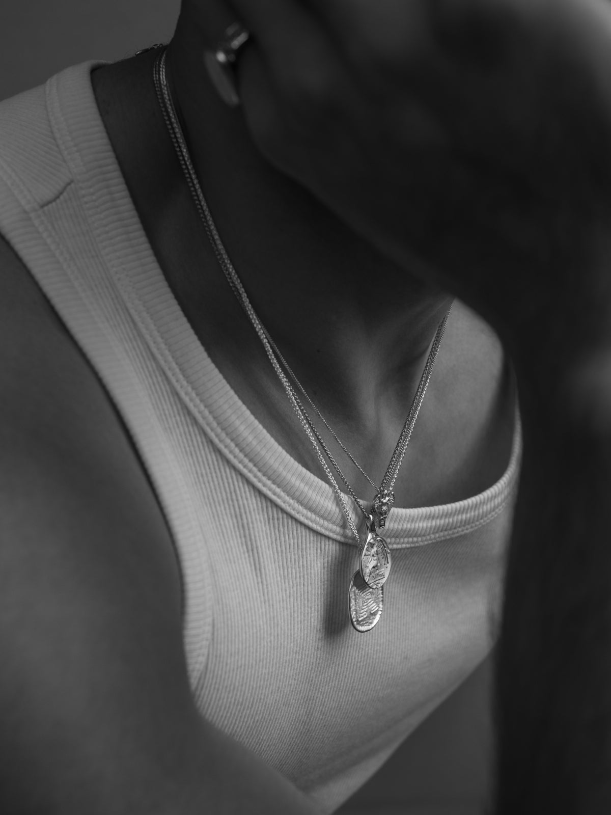 Labyrinth Necklace Silver