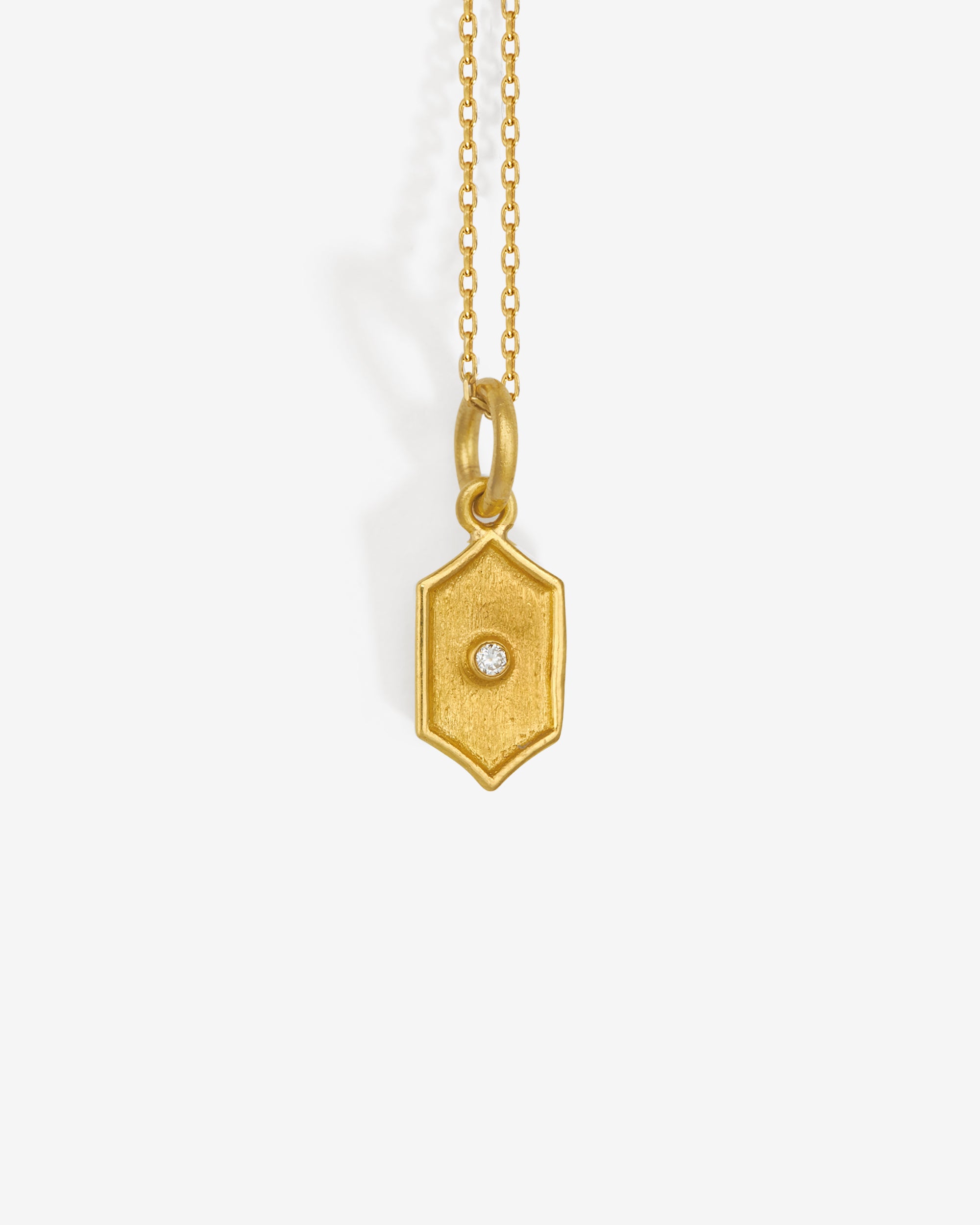 Tala Necklace Hexagon Solid Gold