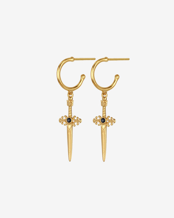 Themis Earrings Gold Vermeil