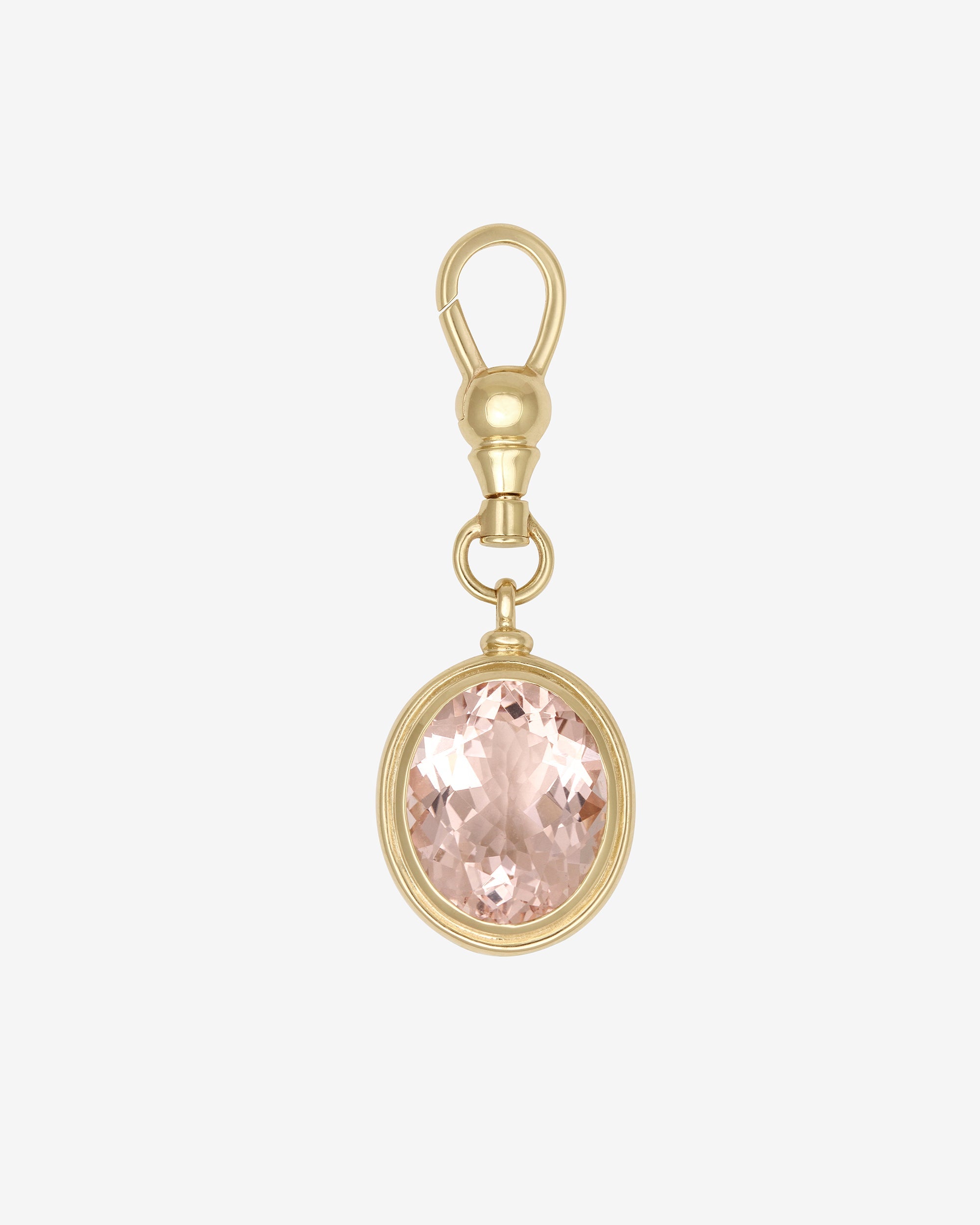 Uma Morganite Pendant Solid Gold