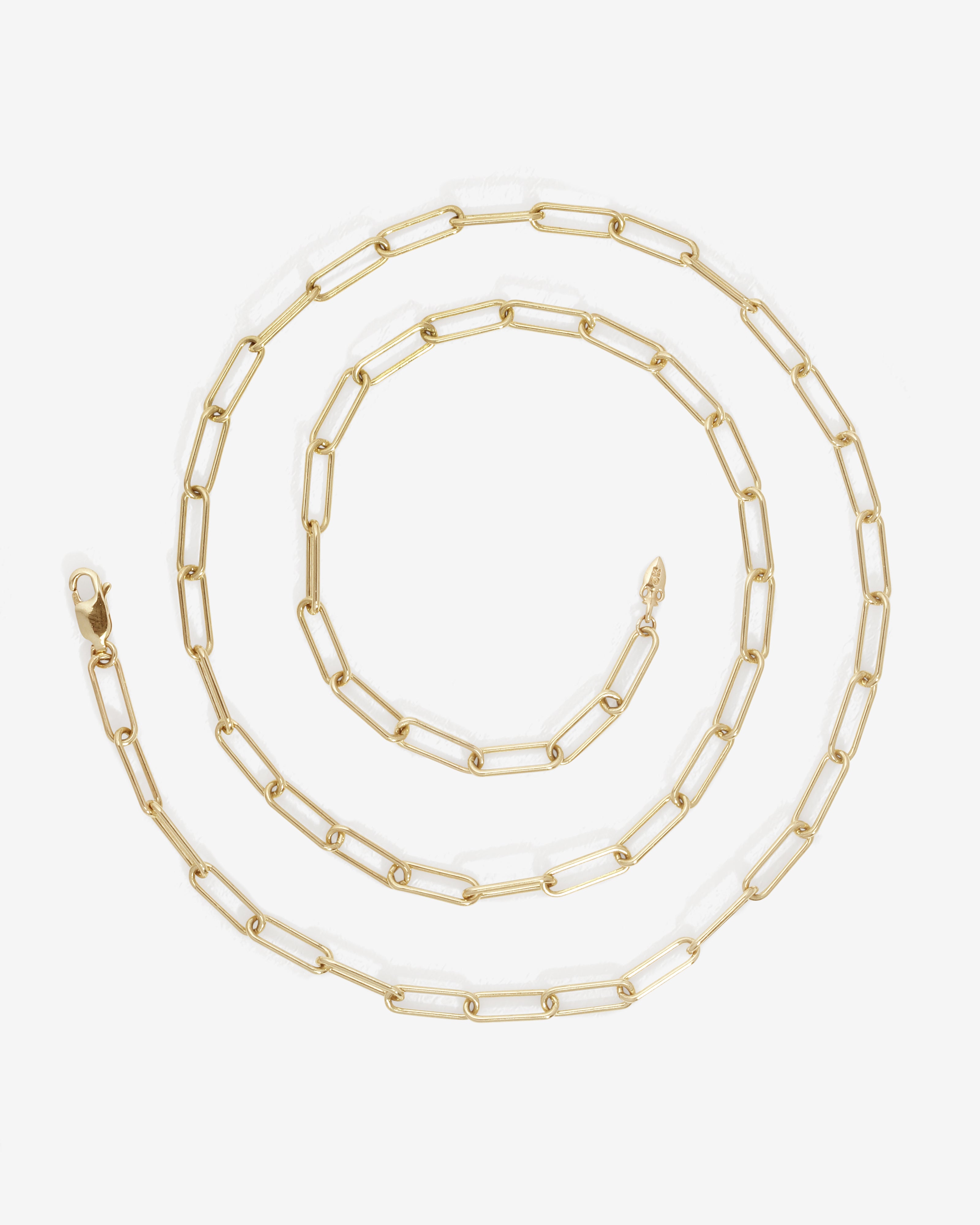 Valentino Chain 4mm Solid Gold