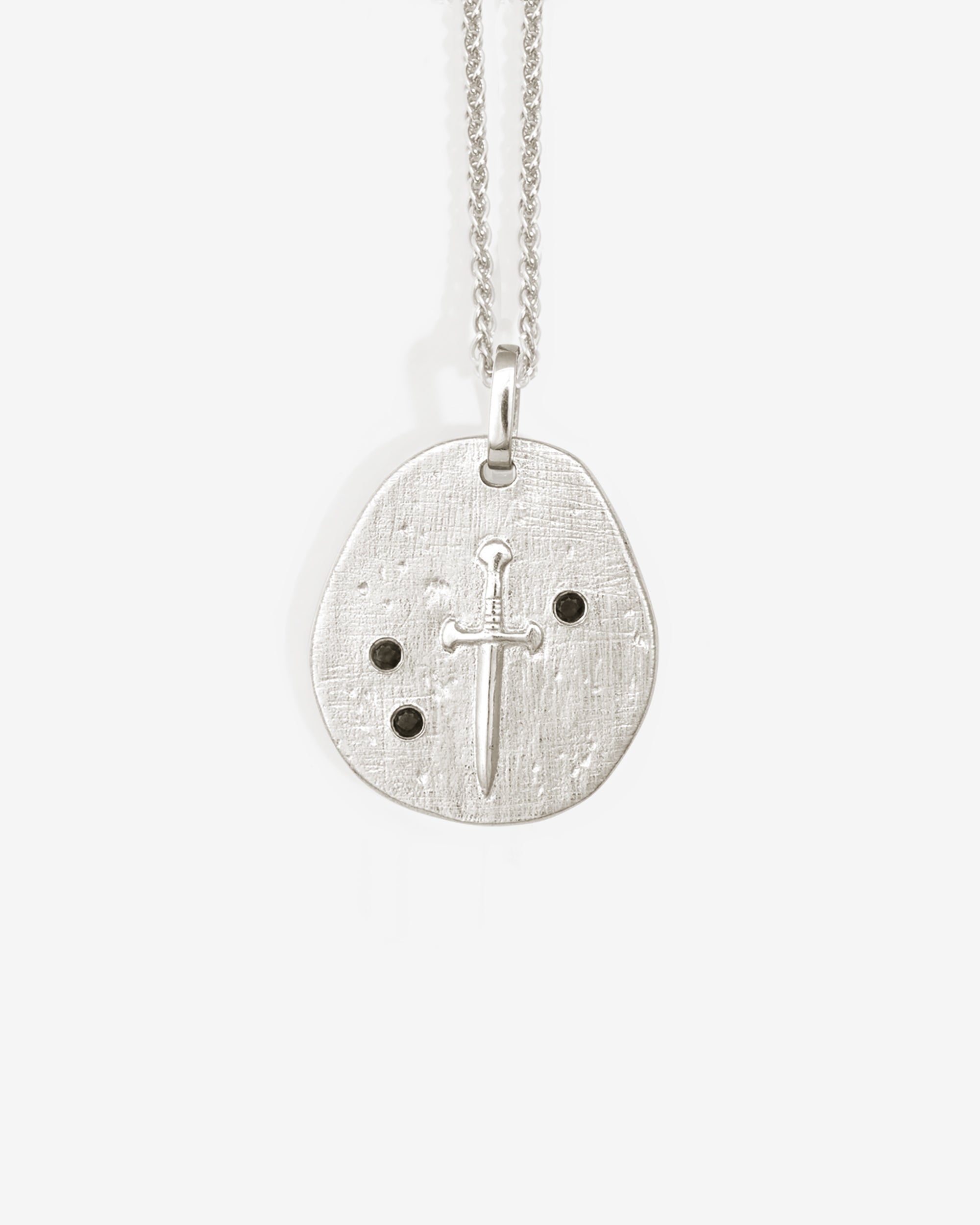 Valor Necklace Spinel Silver