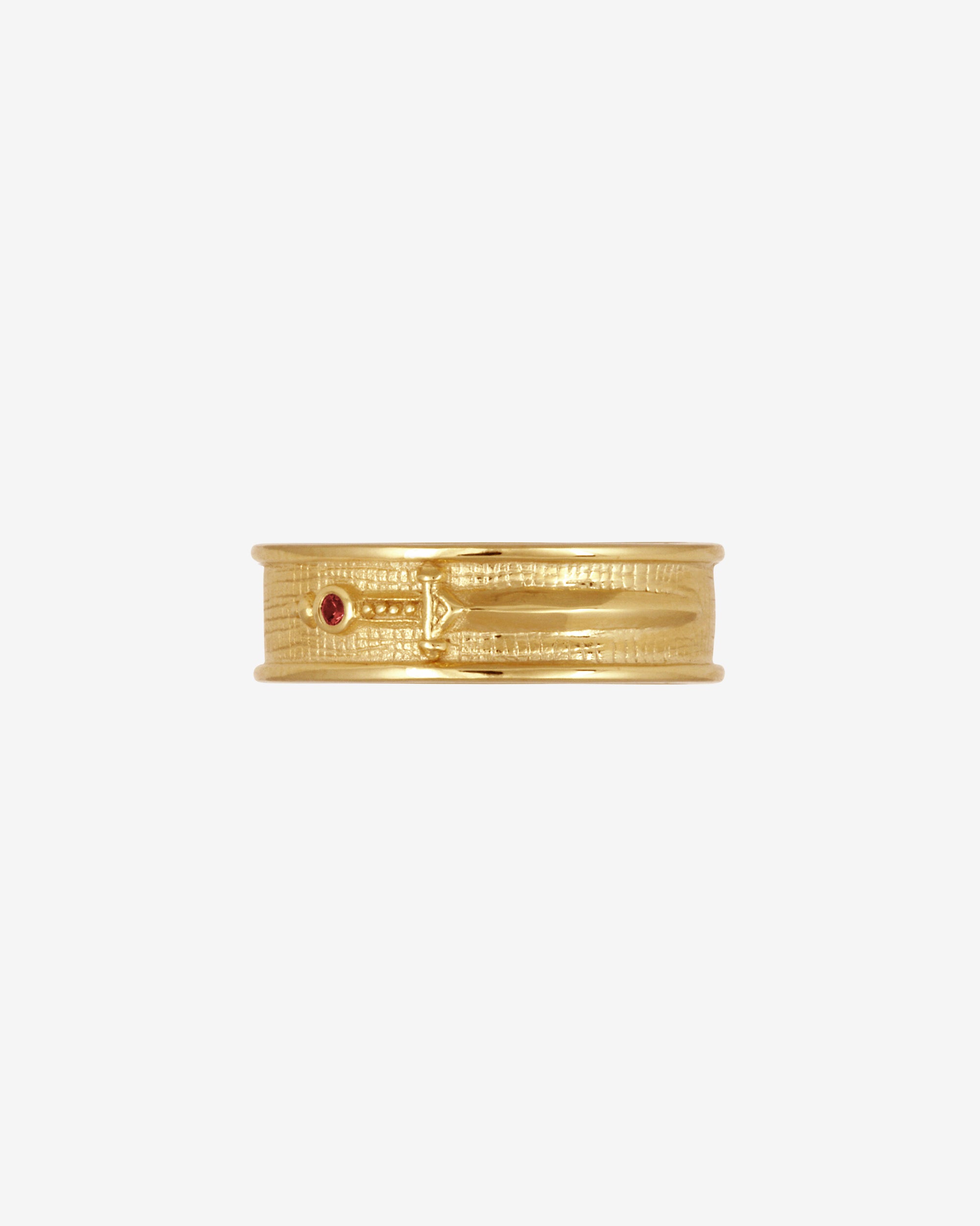 Valor Ring Ruby Gold Vermeil
