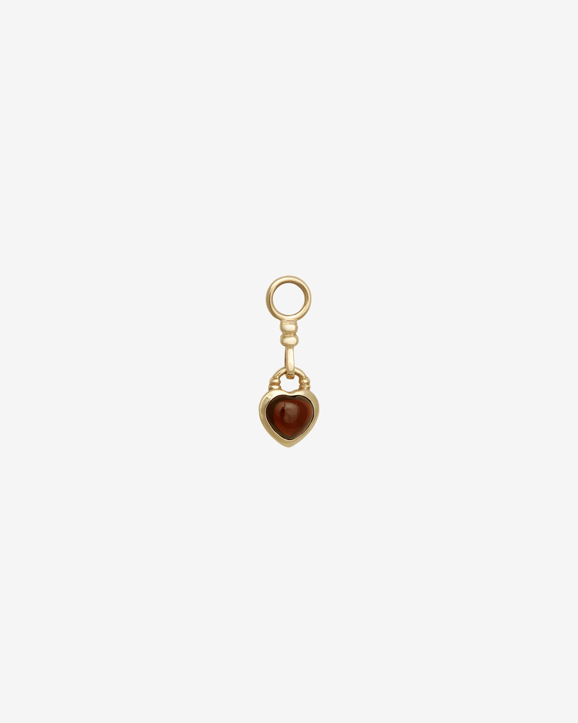 Venus Ear Charm Garnet Solid Gold