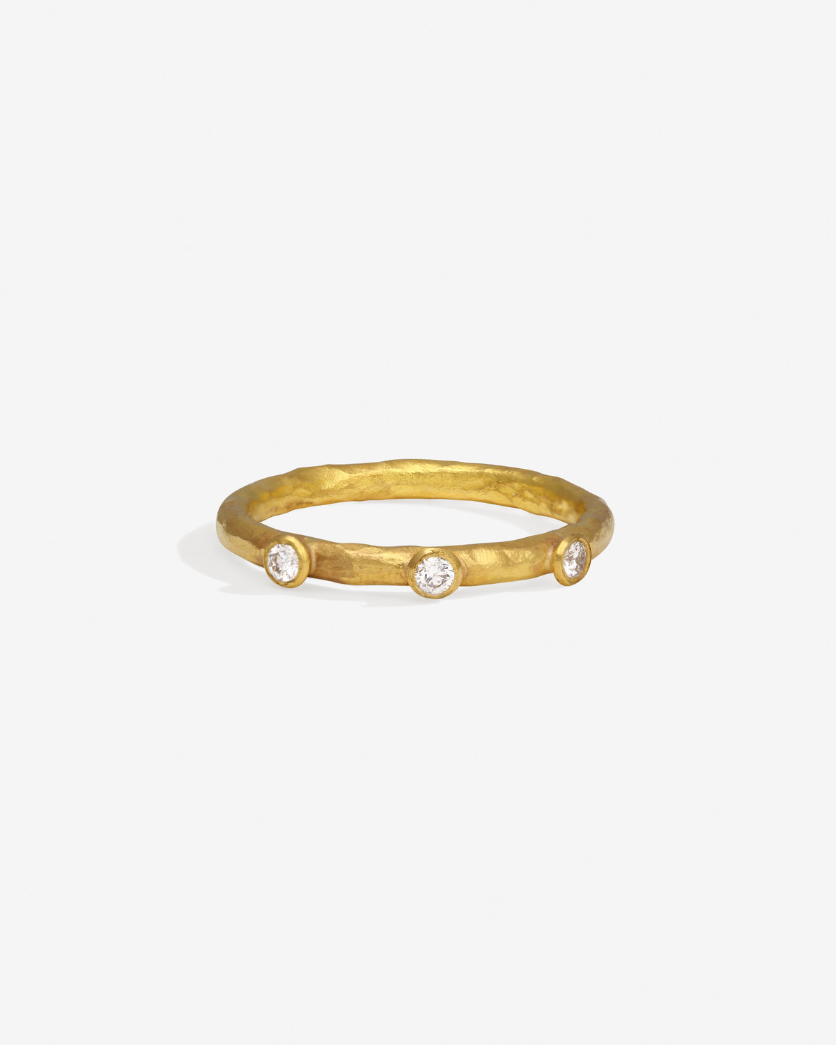 Vesper Trilogy Ring Diamond Solid Gold