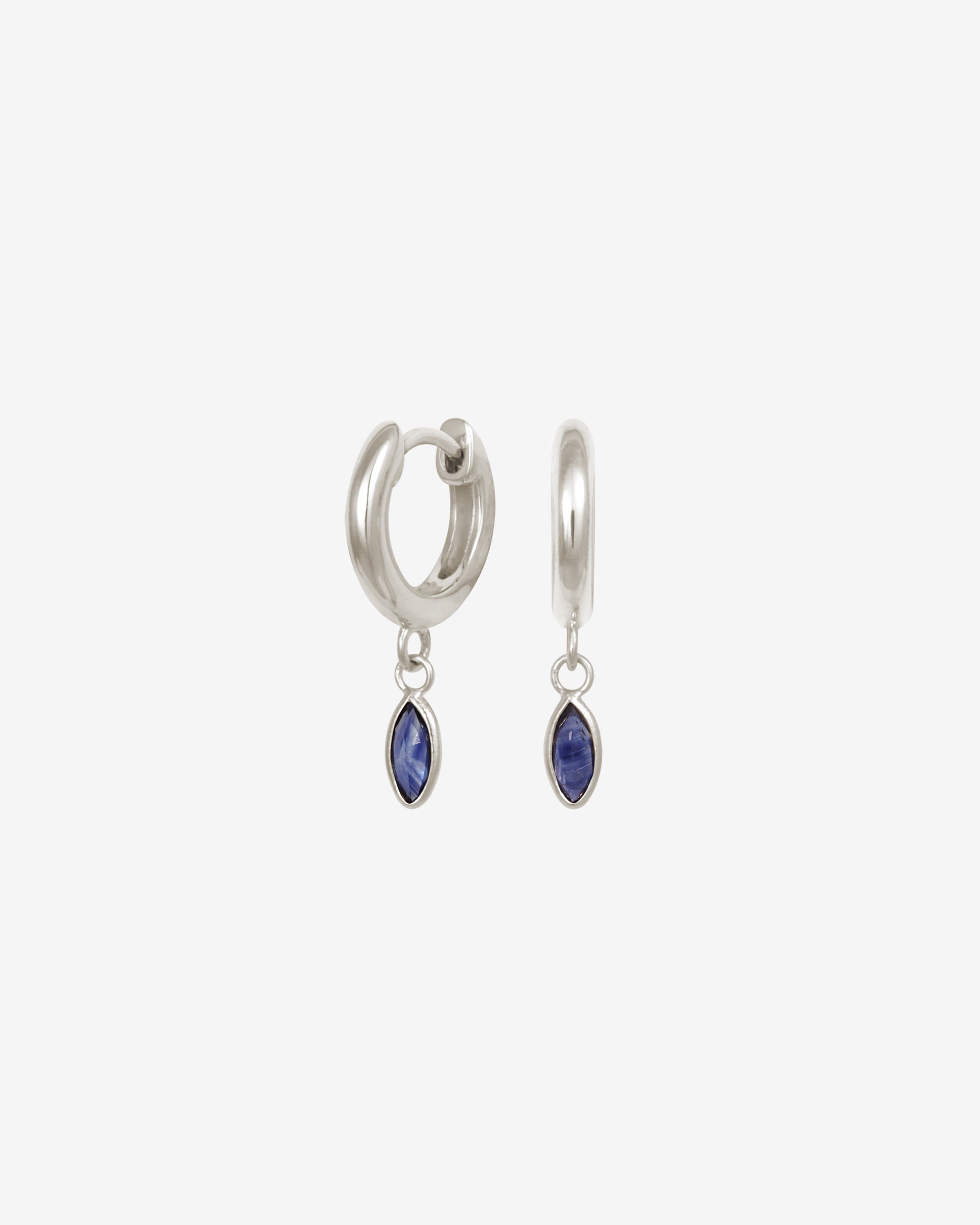 Alessandra Earrings Iolite Silver