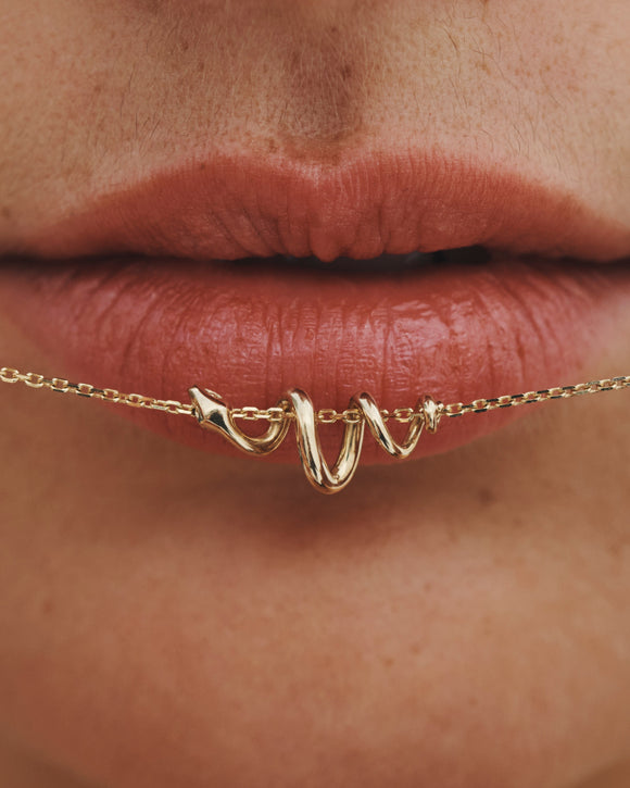 Temple of the Sun Alexi Necklace Solid Gold