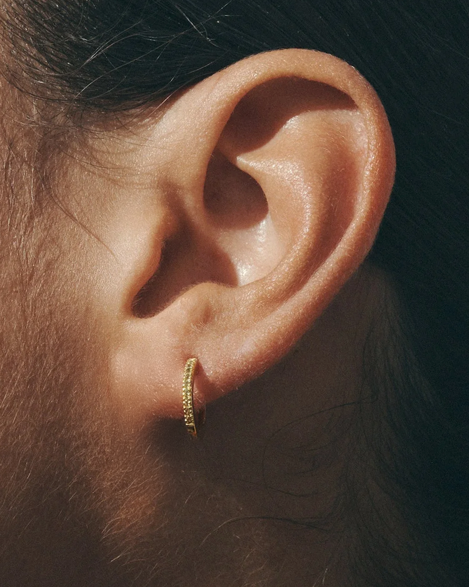 Chloe Huggies Peridot Gold Vermeil