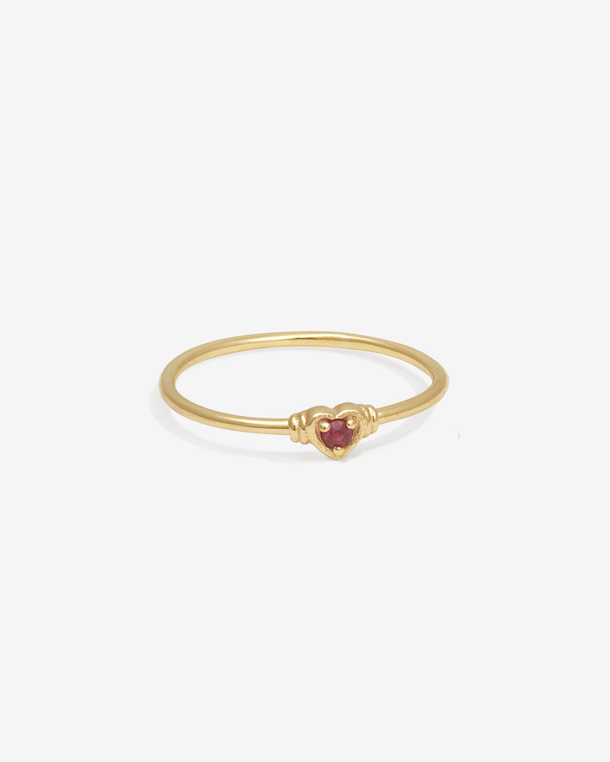 Eos Ring Ruby Solid Gold
