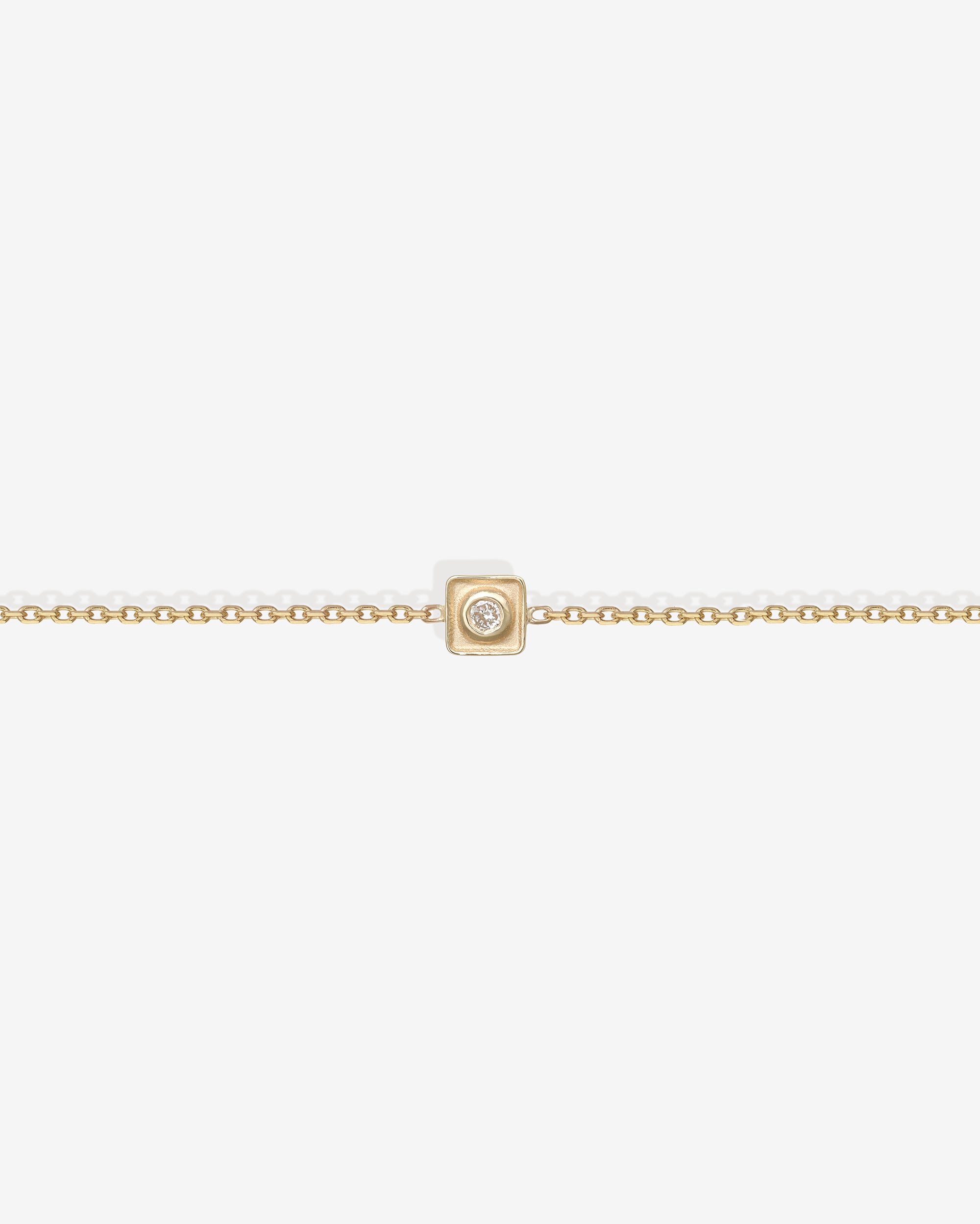 Temple of the Sun Florence Solitaire Bracelet Diamond Solid Gold