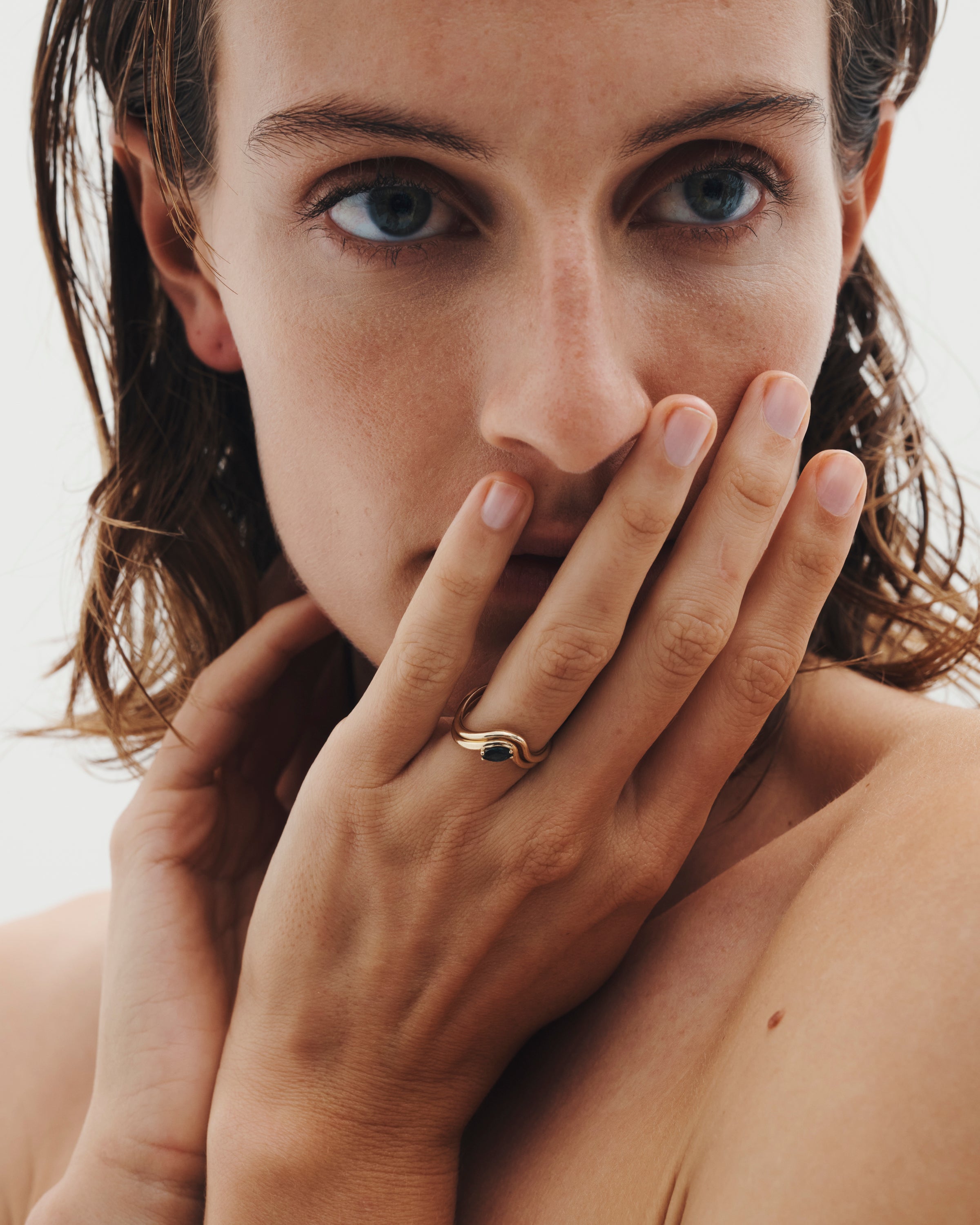 Temple of the Sun Iona Ring Solid Gold