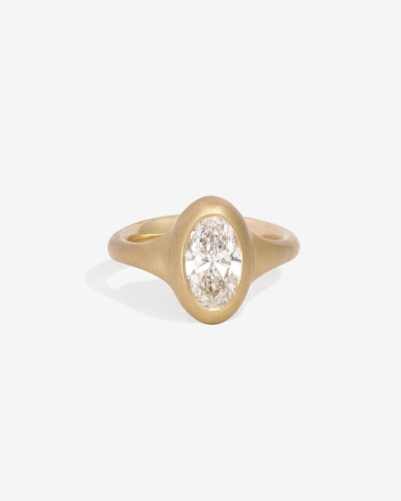 Temple of the Sun Iris Ring 1.50ct Diamond Solid Gold