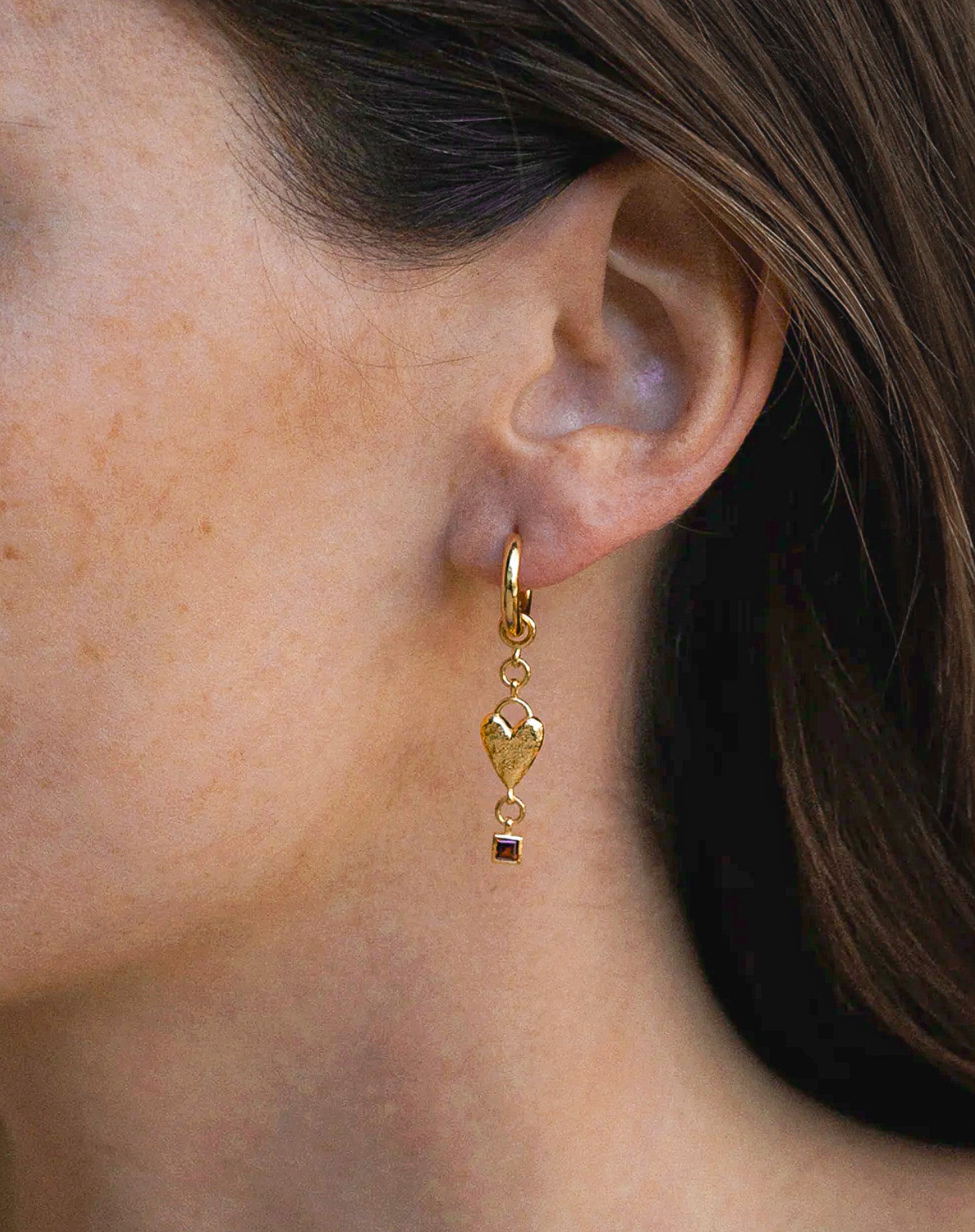 Eros Earrings Gold Vermeil
