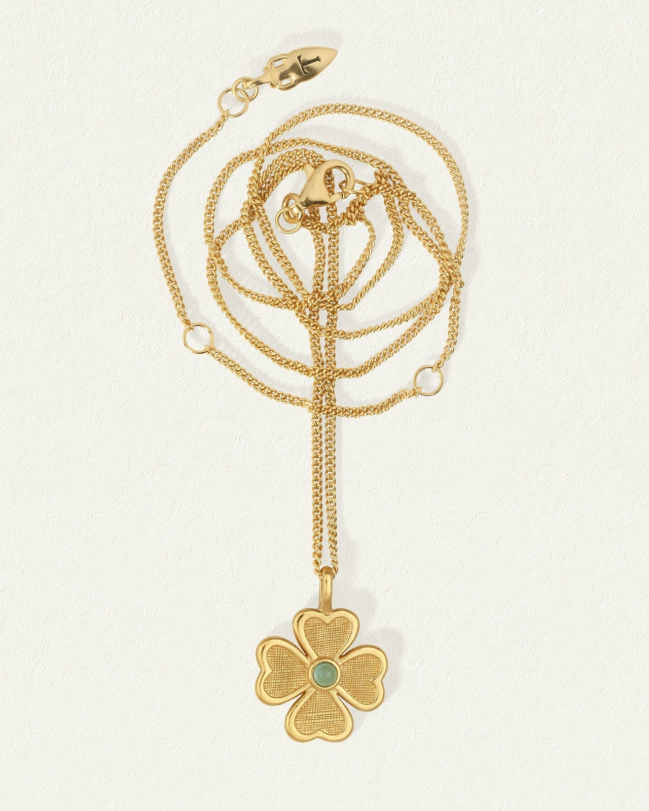 Temple of the Sun Jewellery Fortune Necklace Gold Vermeil
