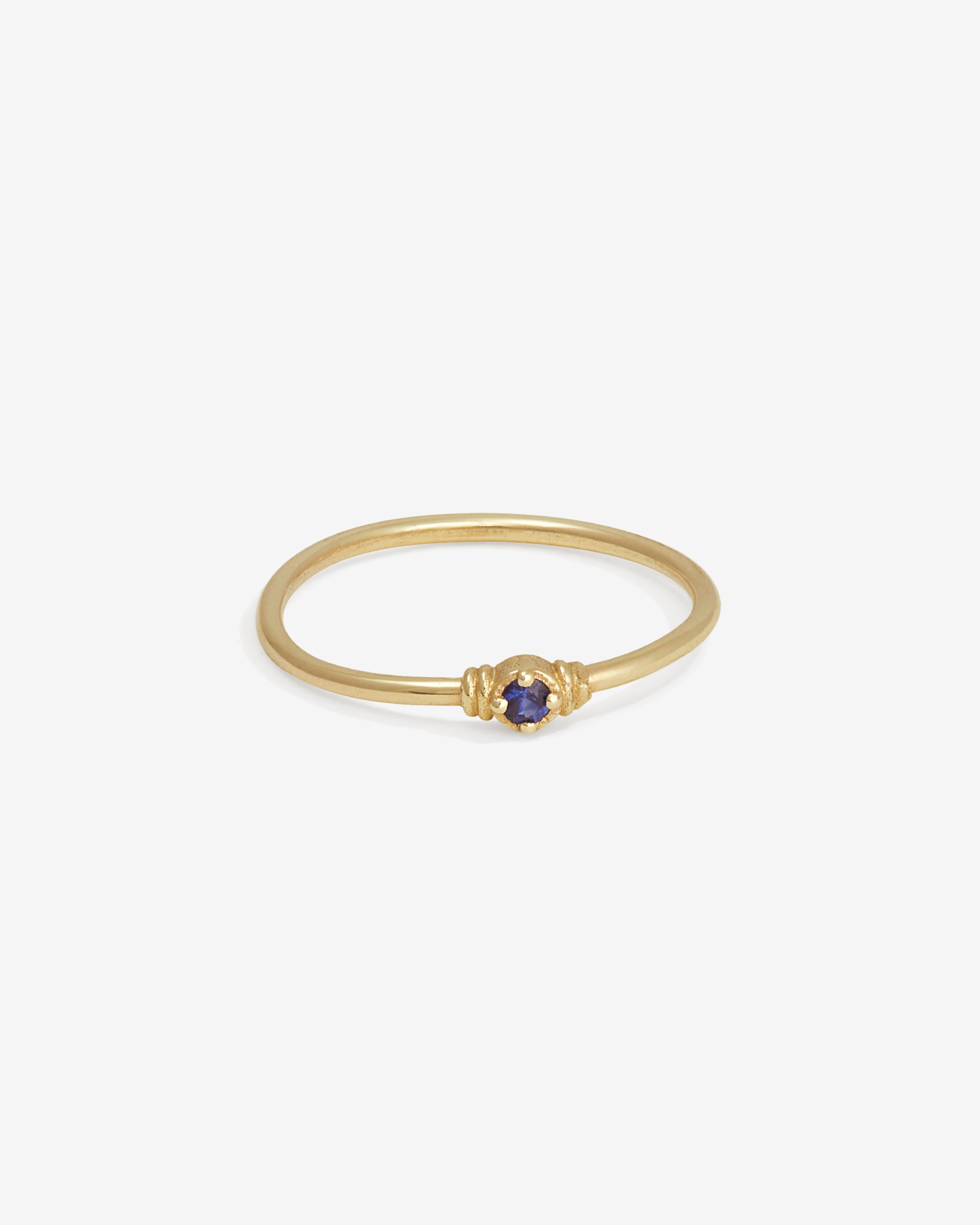 Temple of the Sun Leto Ring Blue Sapphire Solid Gold