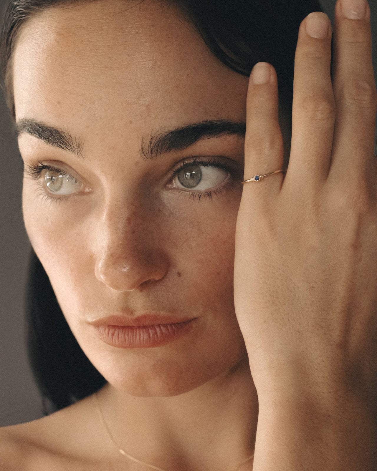 Temple of the Sun Leto Ring Sapphire Solid Gold