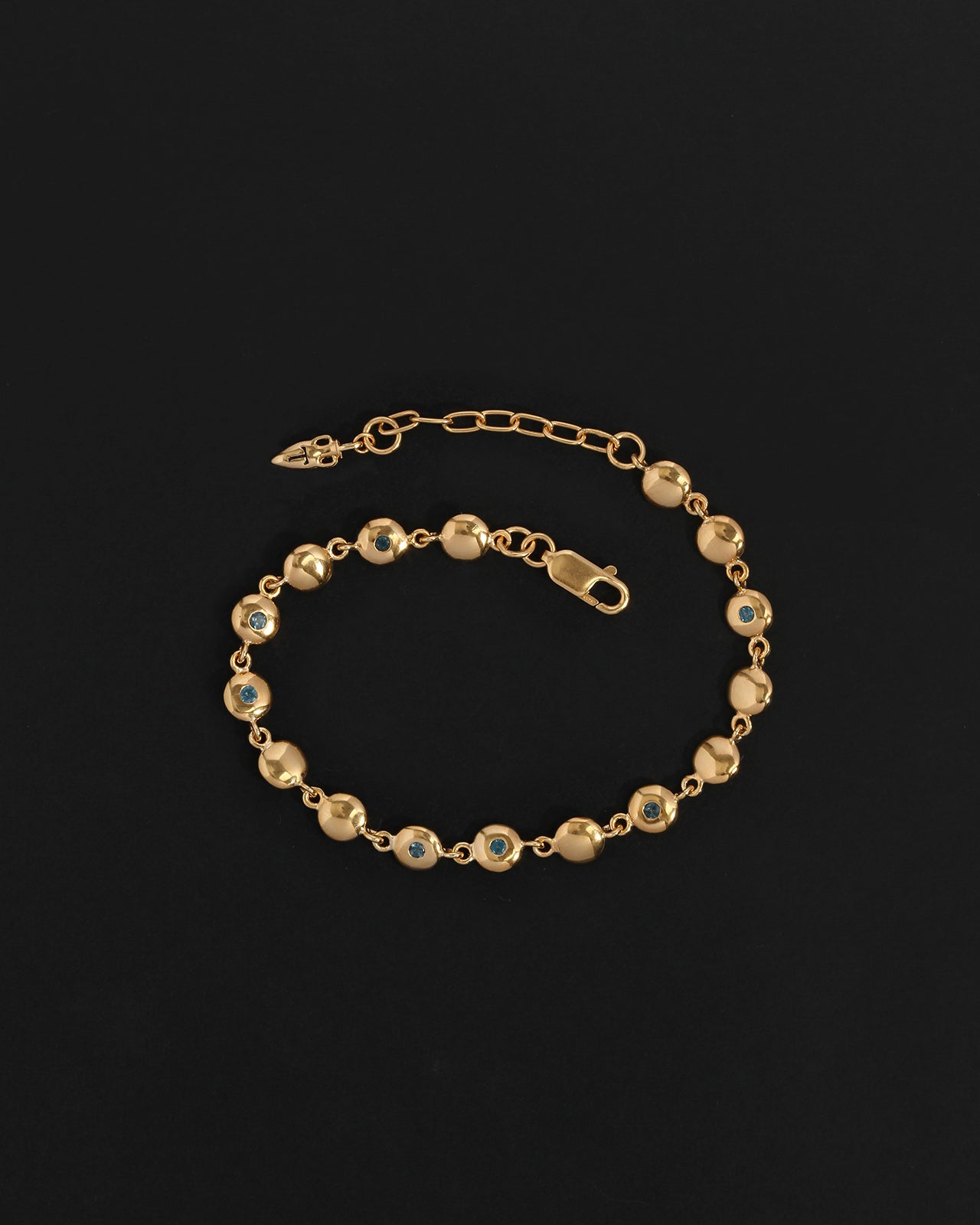 Temple of the Sun Mavi Chain Bracelet Gold Vermeil