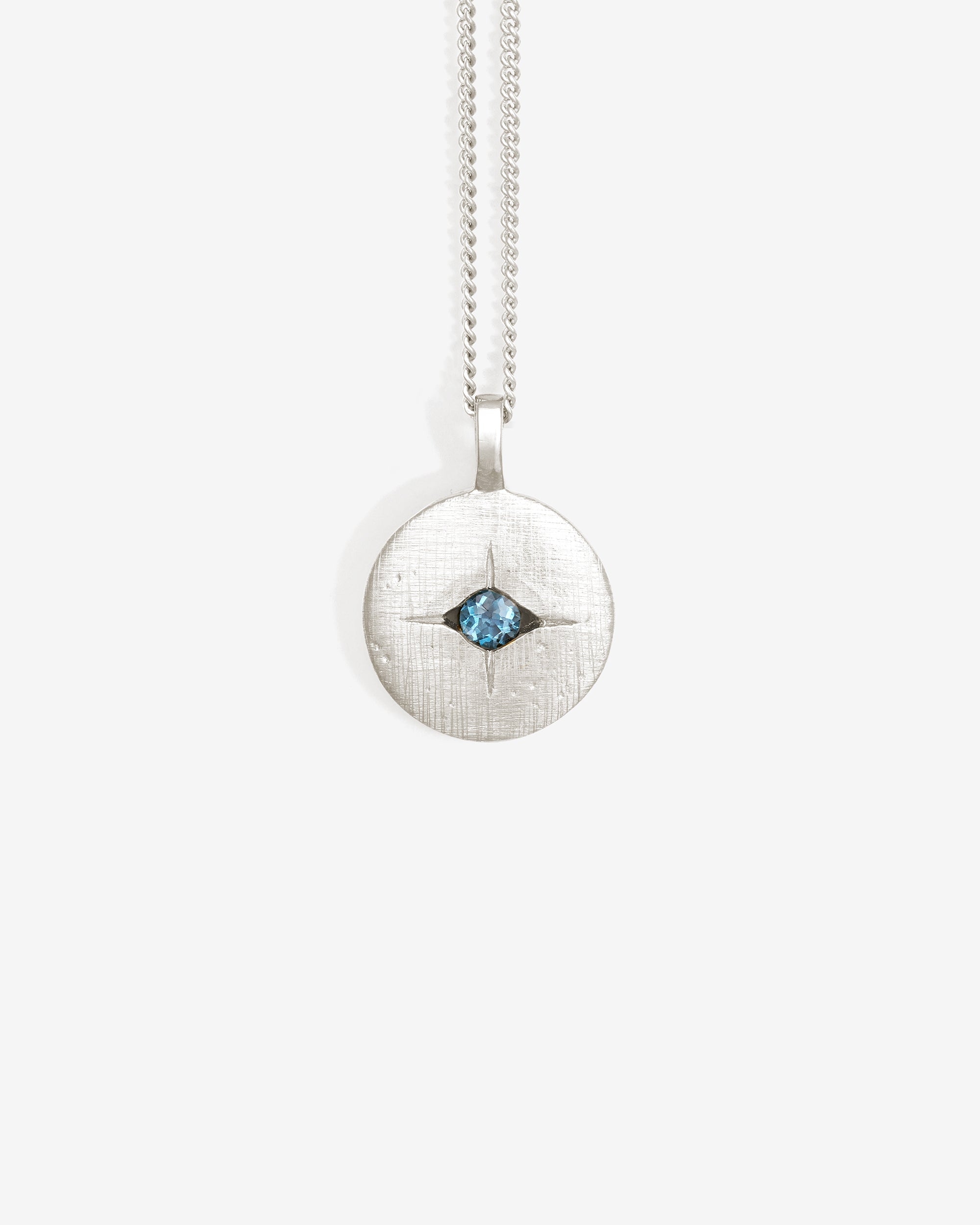 Temple of the Sun Mavi Eye Necklace Silver