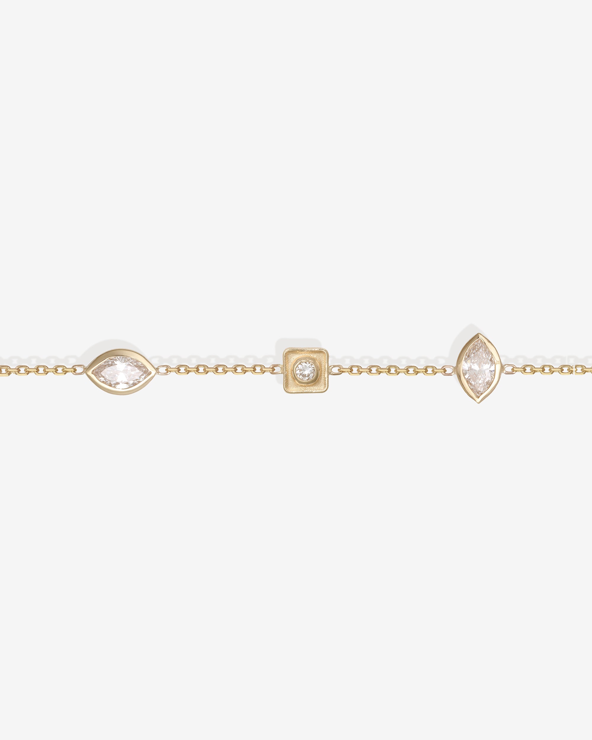 Temple of the Sun Mer Station Bracelet Diamond Solid Gold