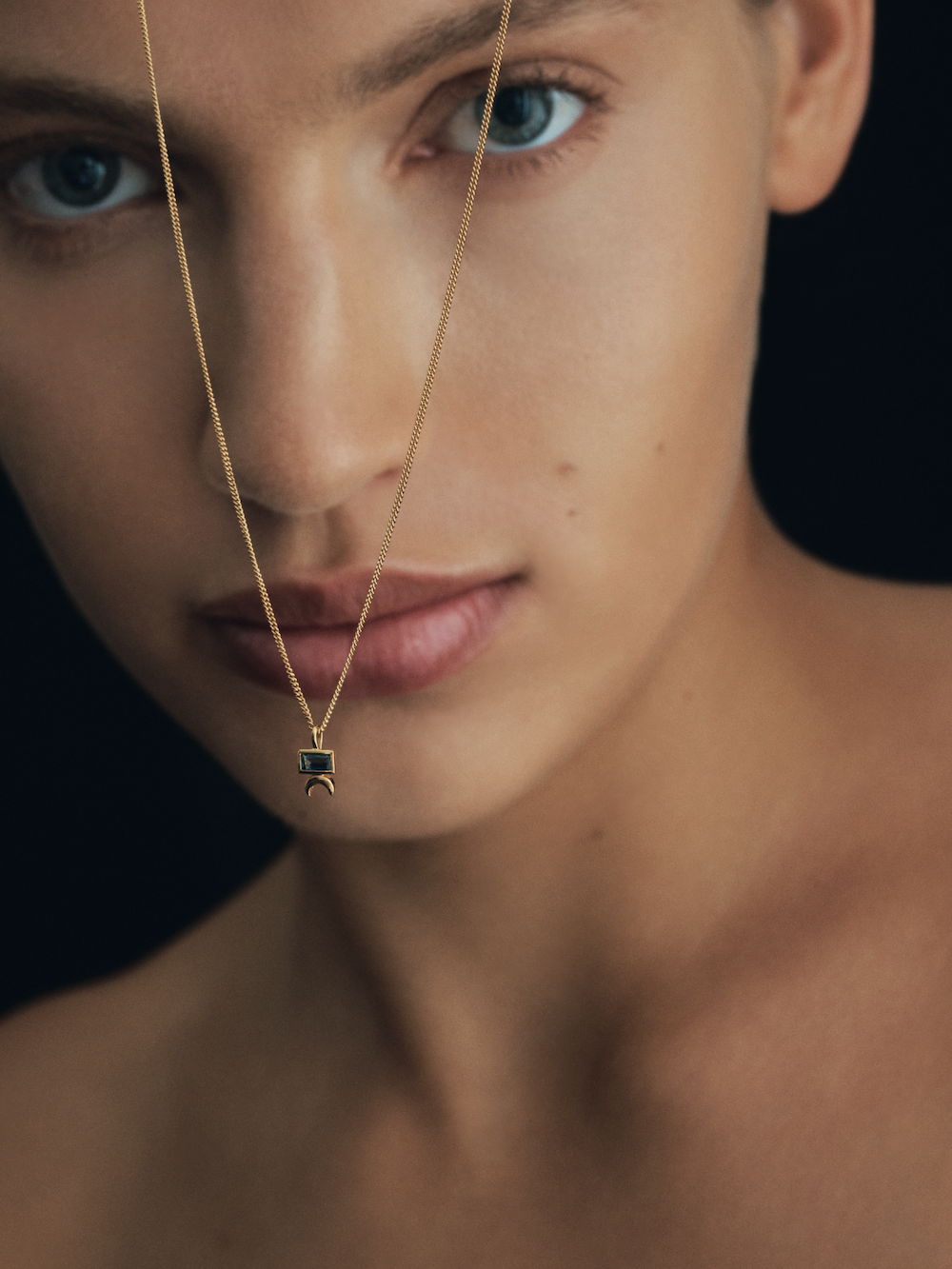 Temple of the Sun Nima Necklace Gold Vermeil