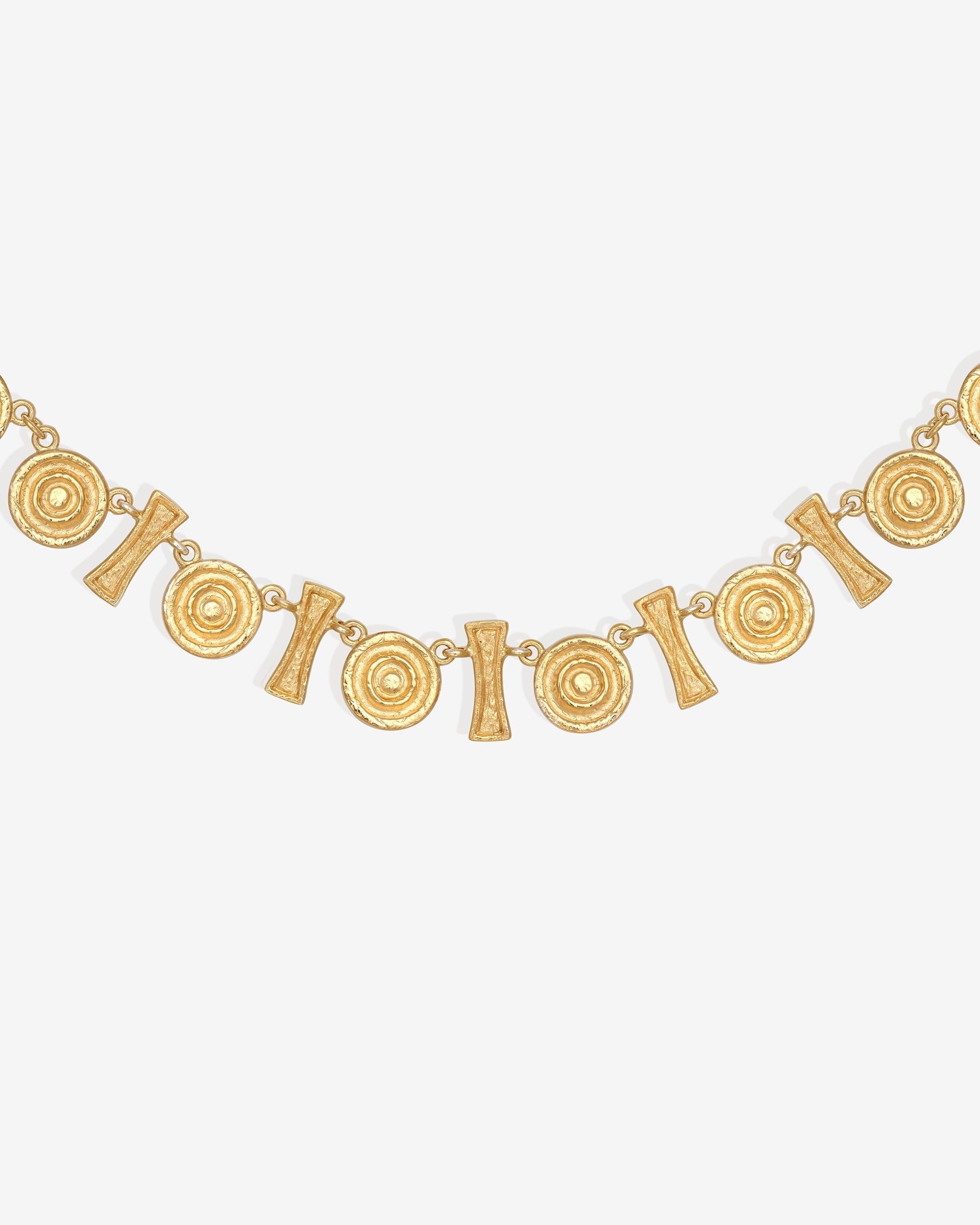 Temple of the Sun Reign Coin Chain Gold Vermeil