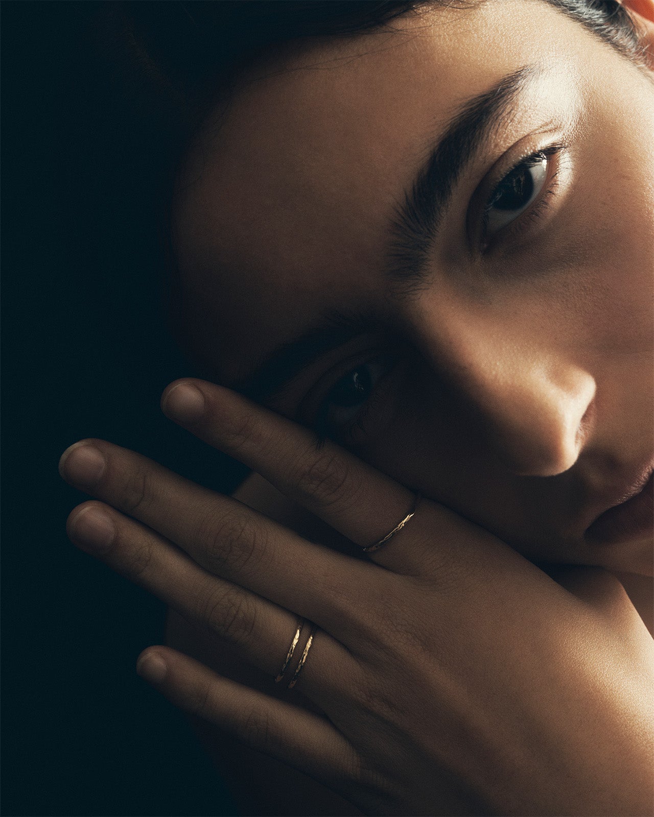 Temple of the Sun Relic Stacking Ring Solid Gold