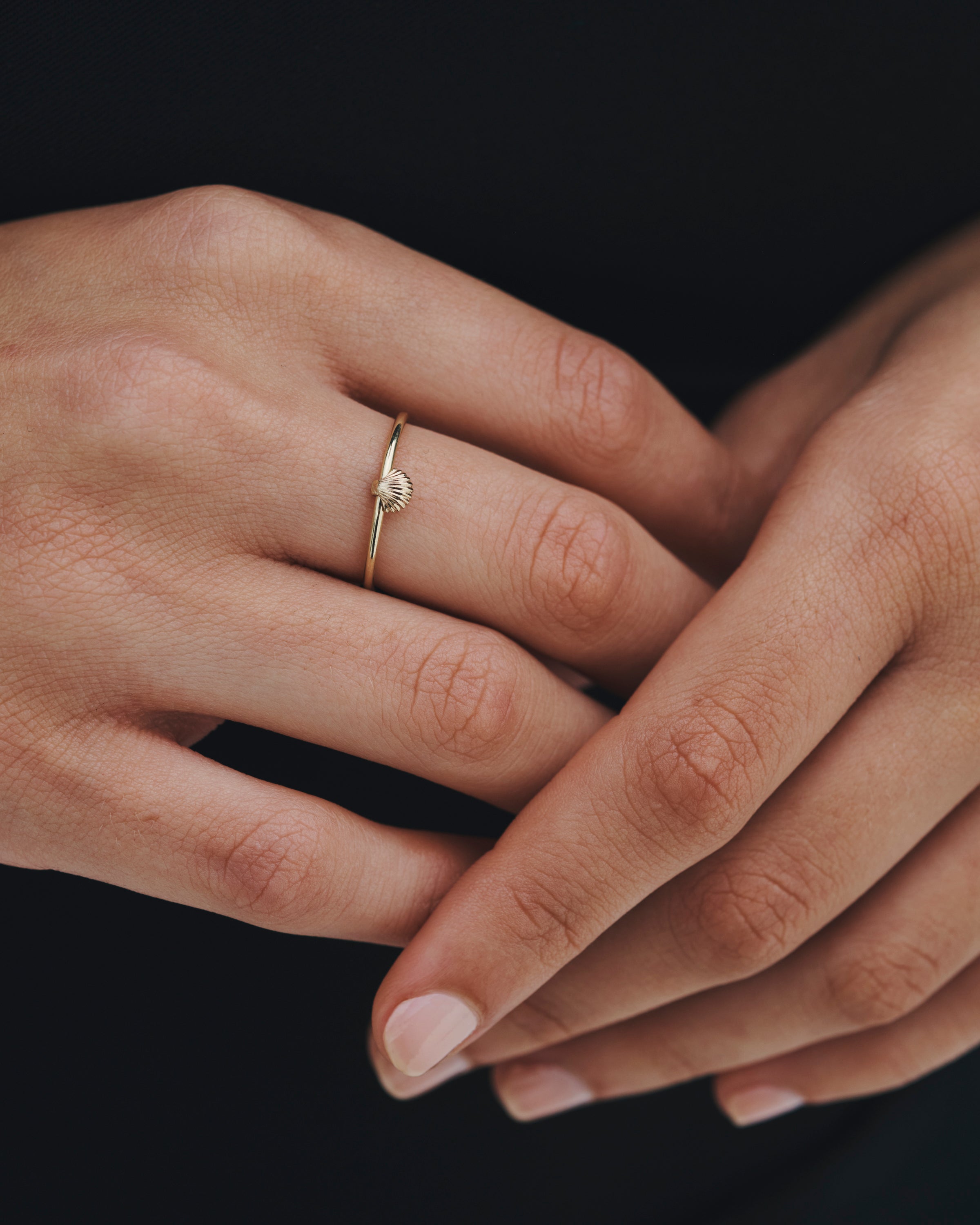 Temple of the Sun Sia Stacking Ring Solid Gold