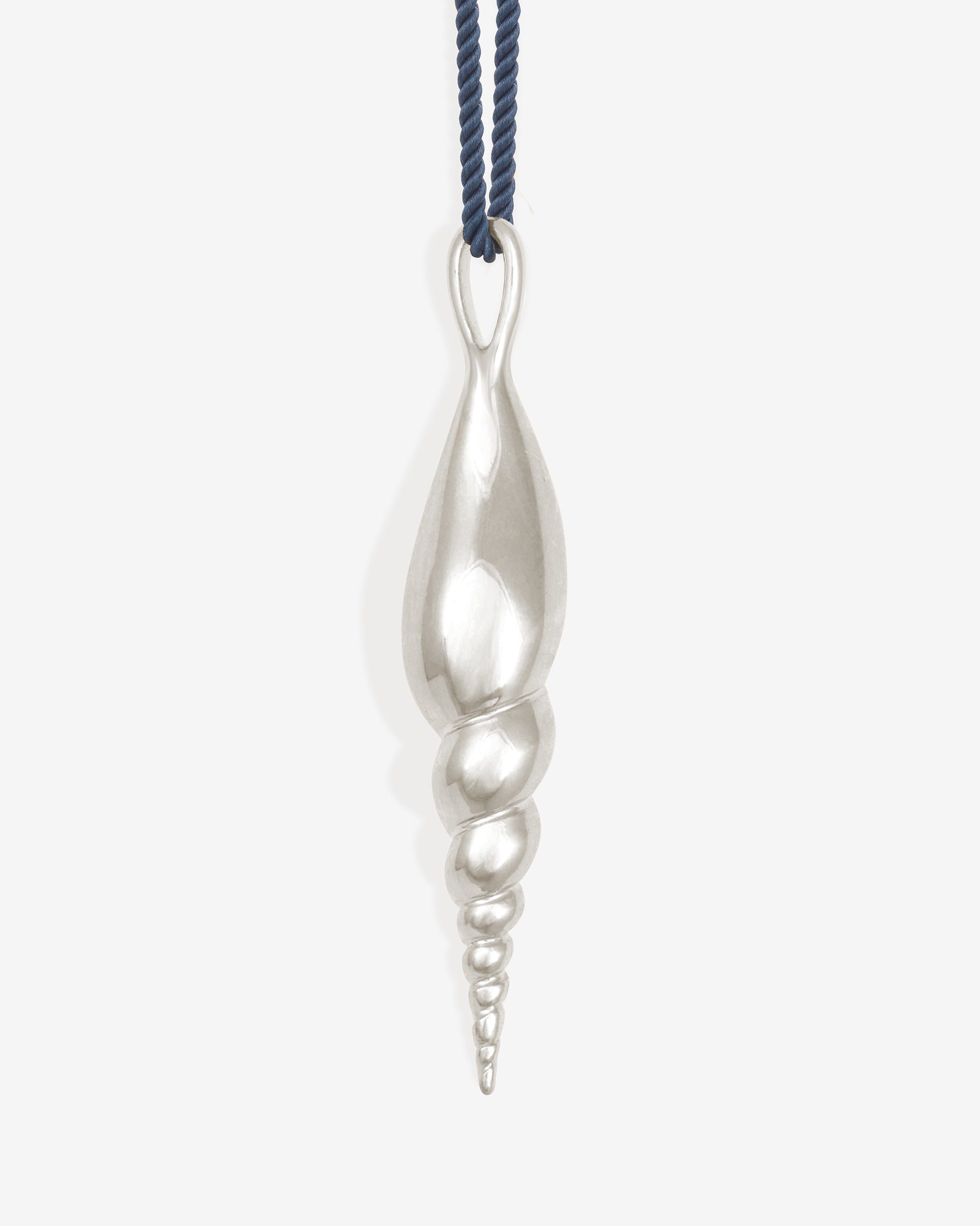 Temple of the Sun Spire Cord Necklace Silver