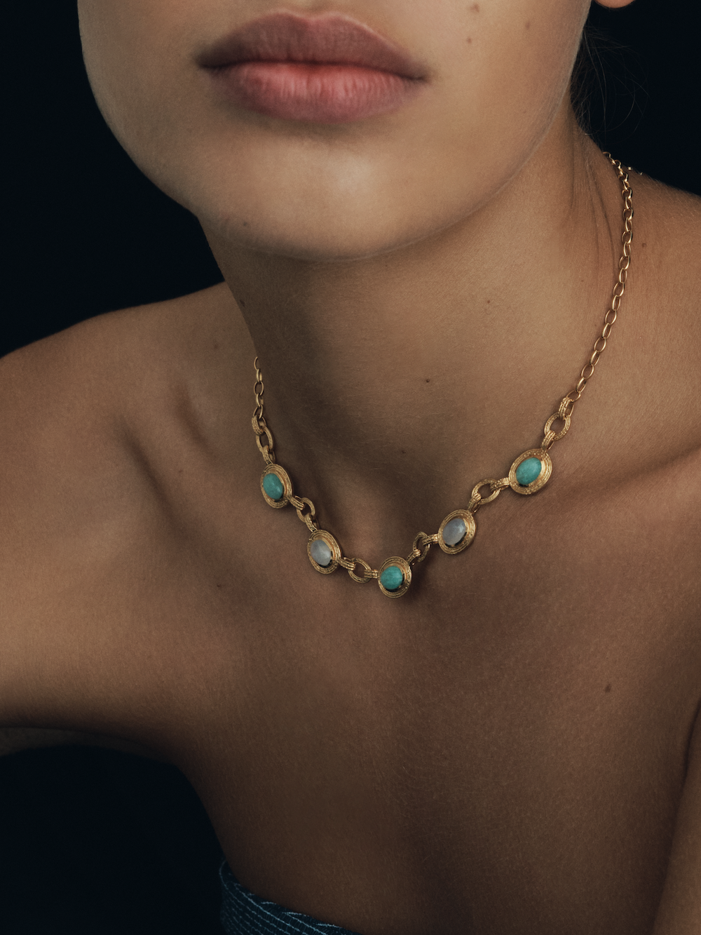 Temple of the Sun Talis Necklace Gold Vermeil