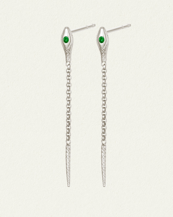 Silver Earrings Temple of the Sun US