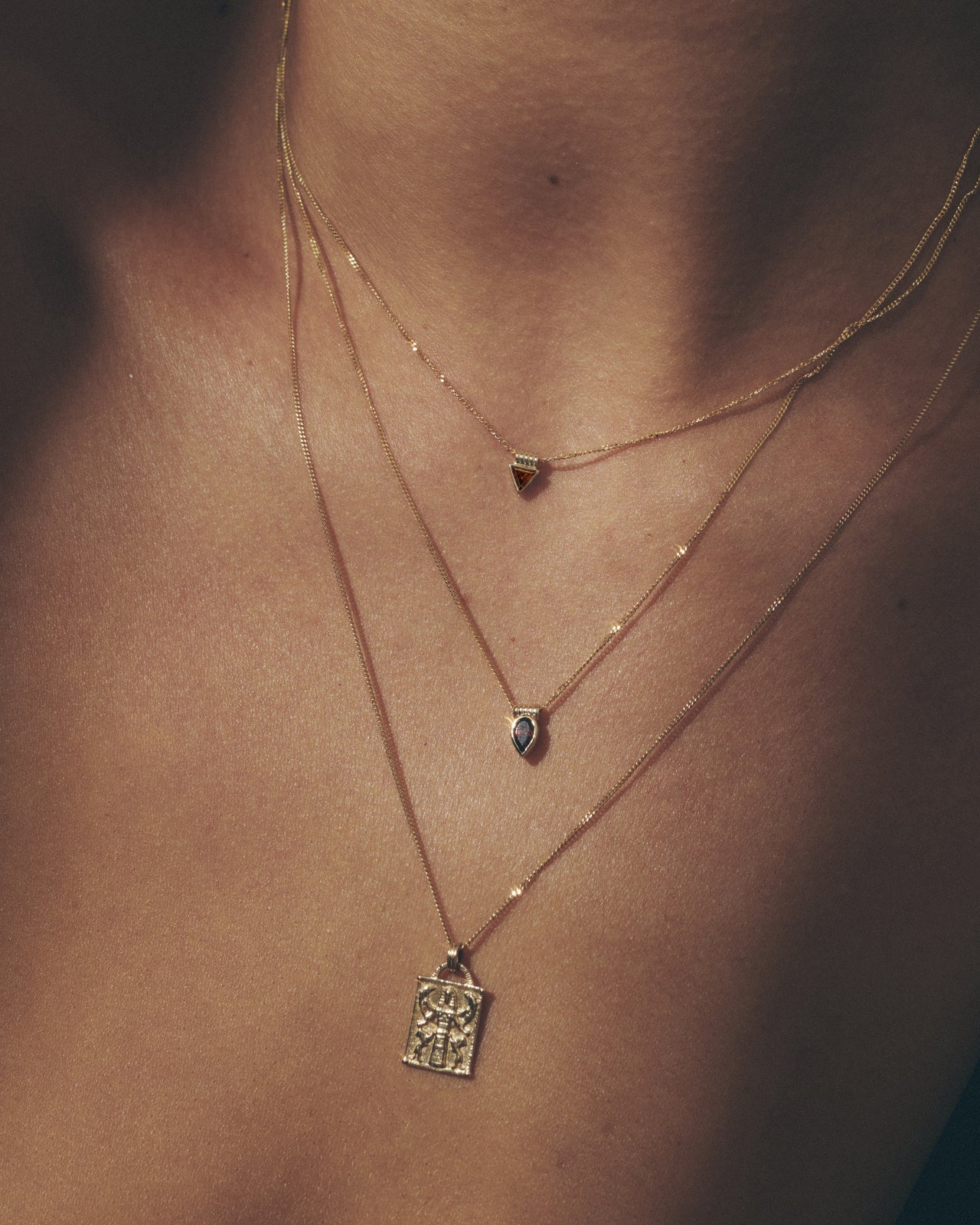 Queen of Heaven Necklace Solid Gold