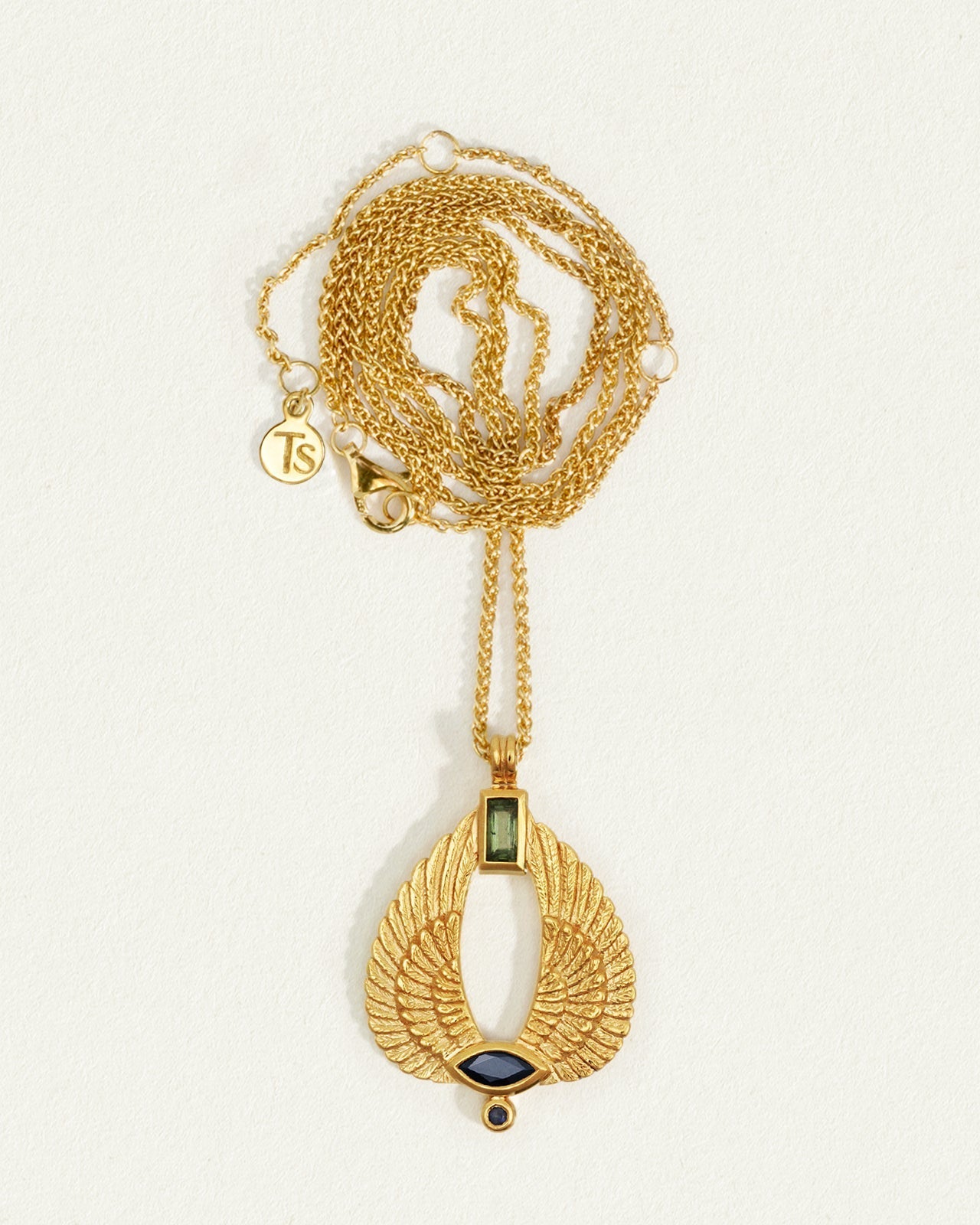 Egyptian Gold Pendant - Ankh Key Of Life Necklace, Gold Cross Necklace –  Adina Stone Jewelry