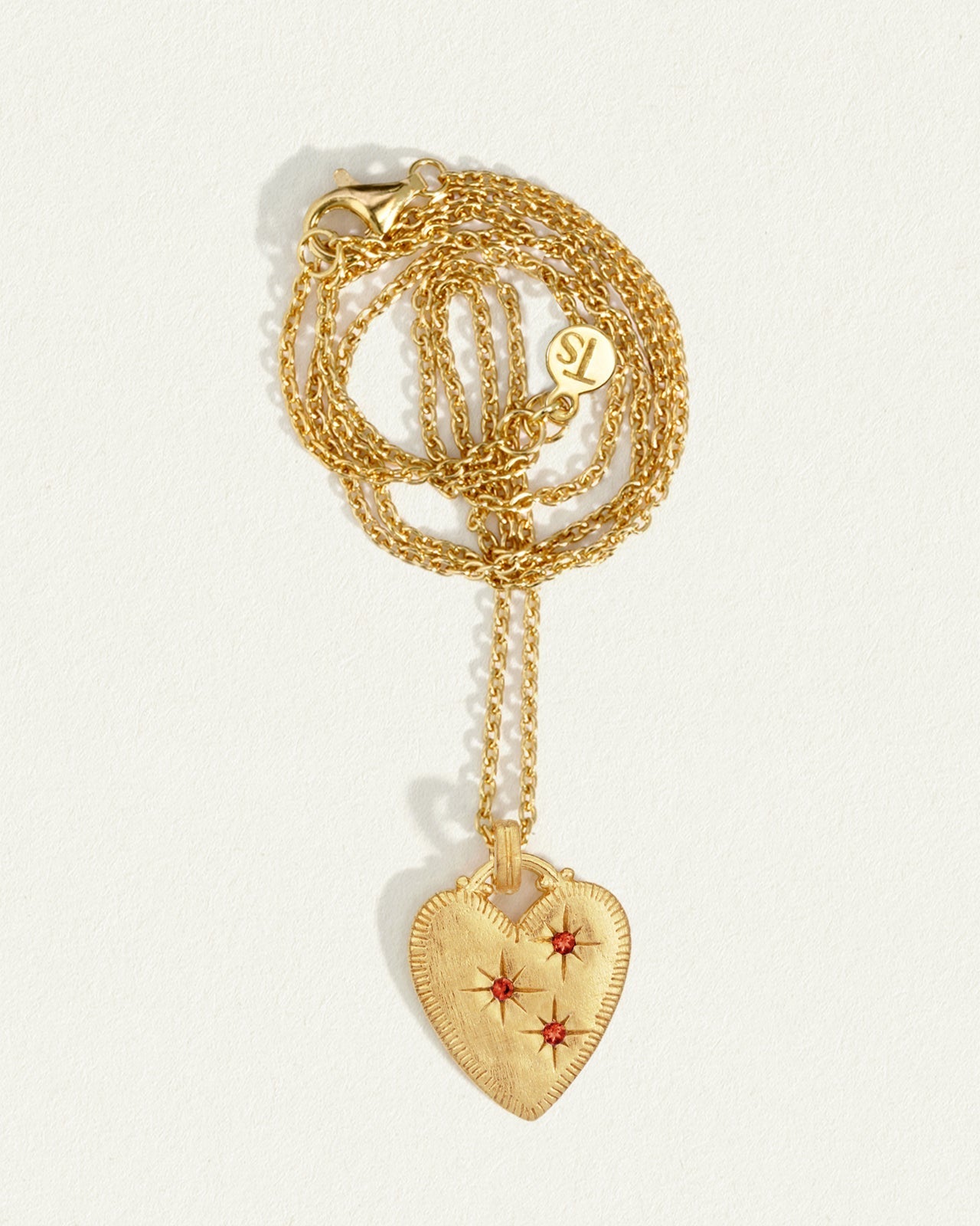 Louis Vuitton 18K White Gold Heart-Shaped Lion Pendant with