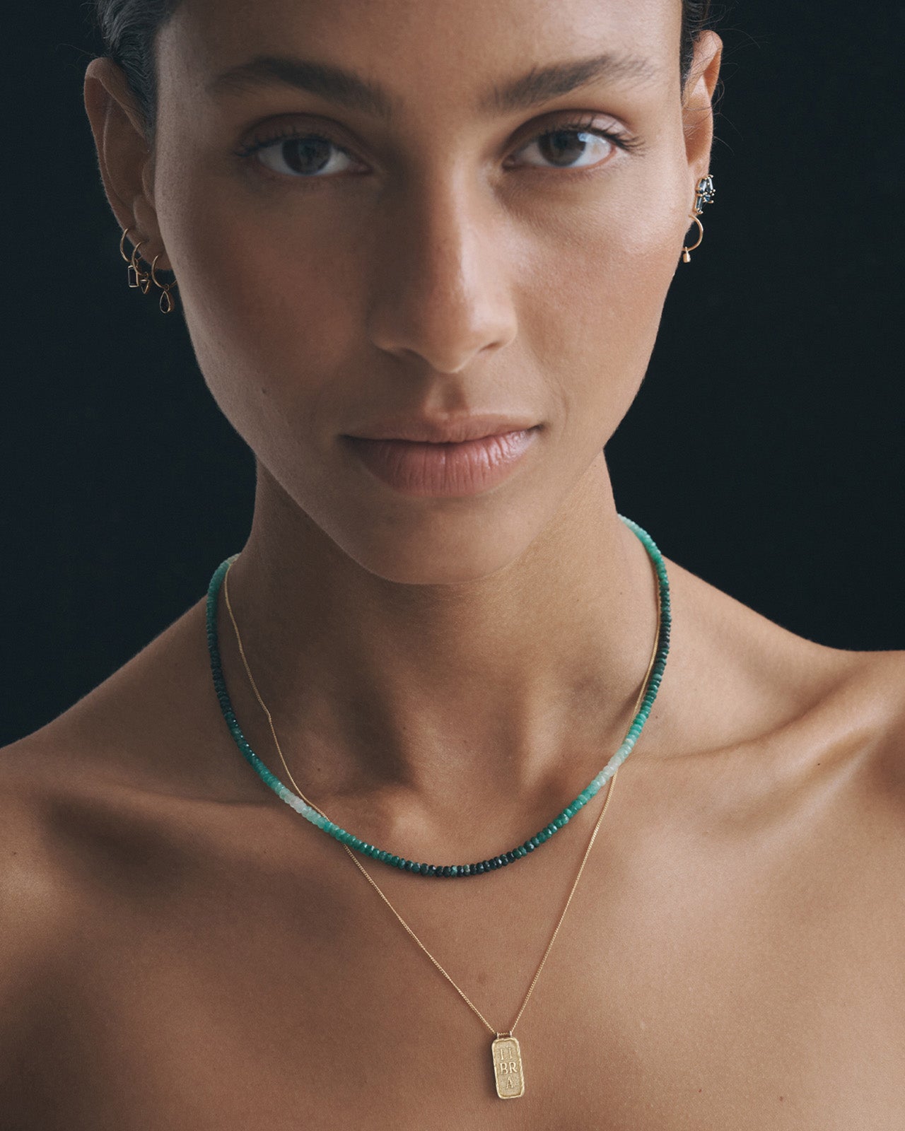 Temple of the Sun Libra Necklace Solid Gold