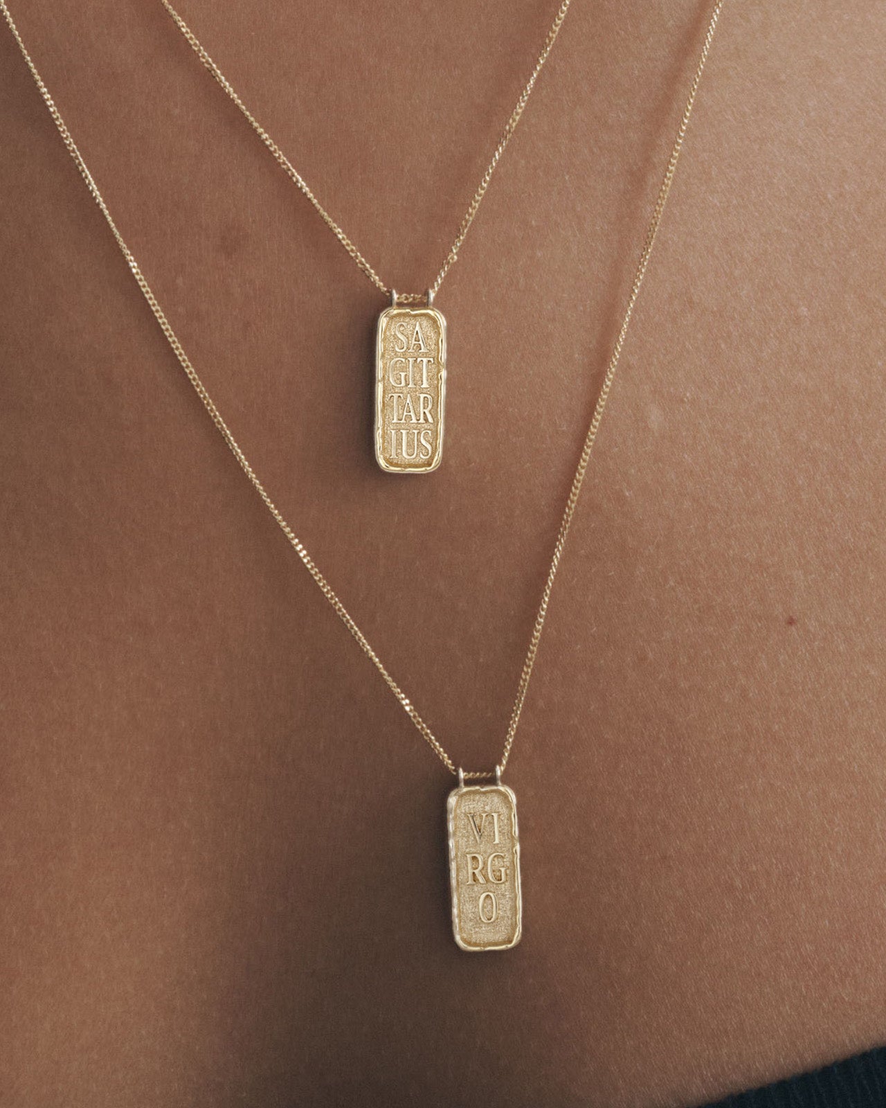 Temple of the Sun Virgo Necklace Solid Gold